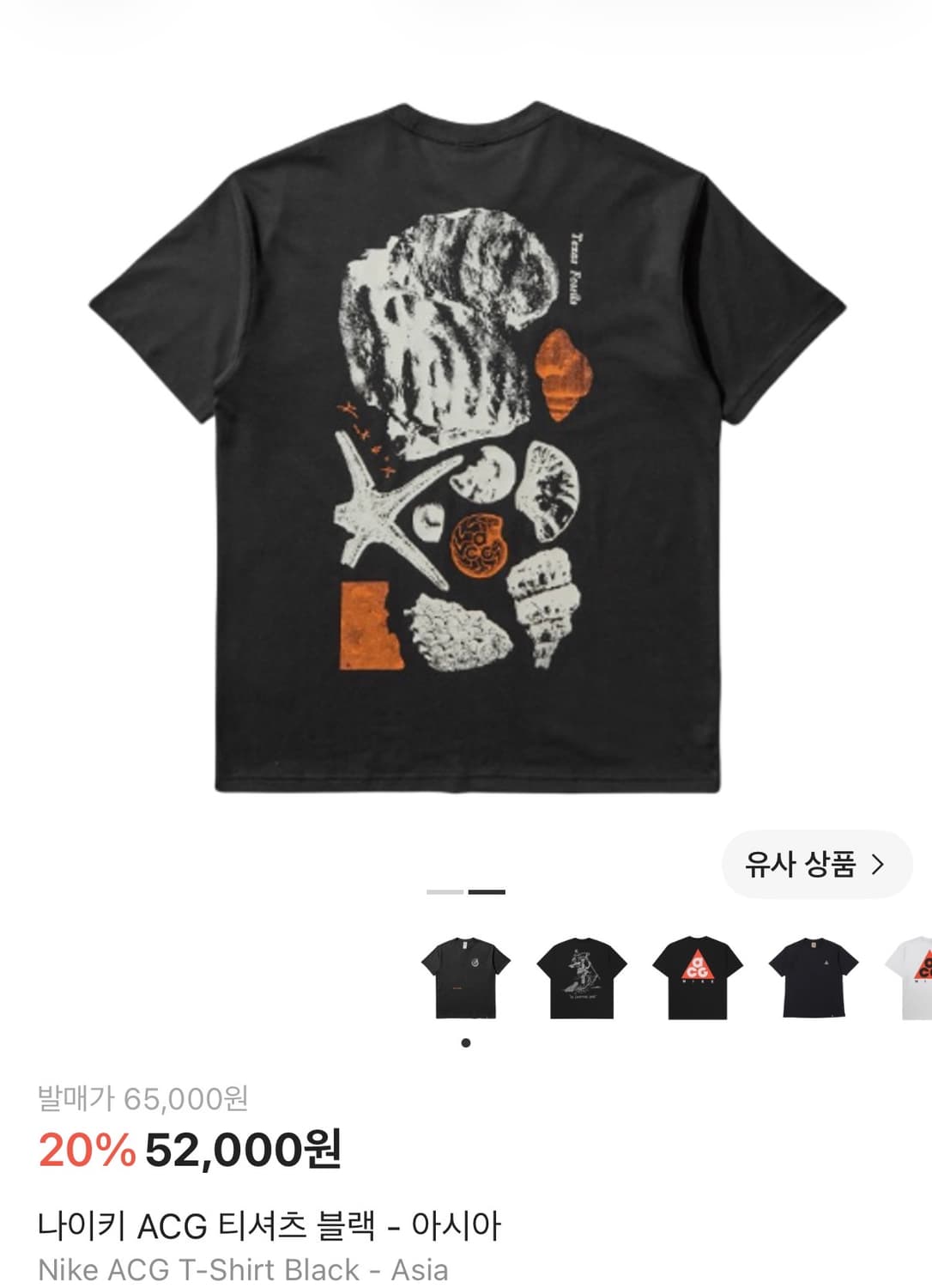 (XL/ASIA) ACG 반팔 아시아핏 / acg 티셔츠 상품이미지2