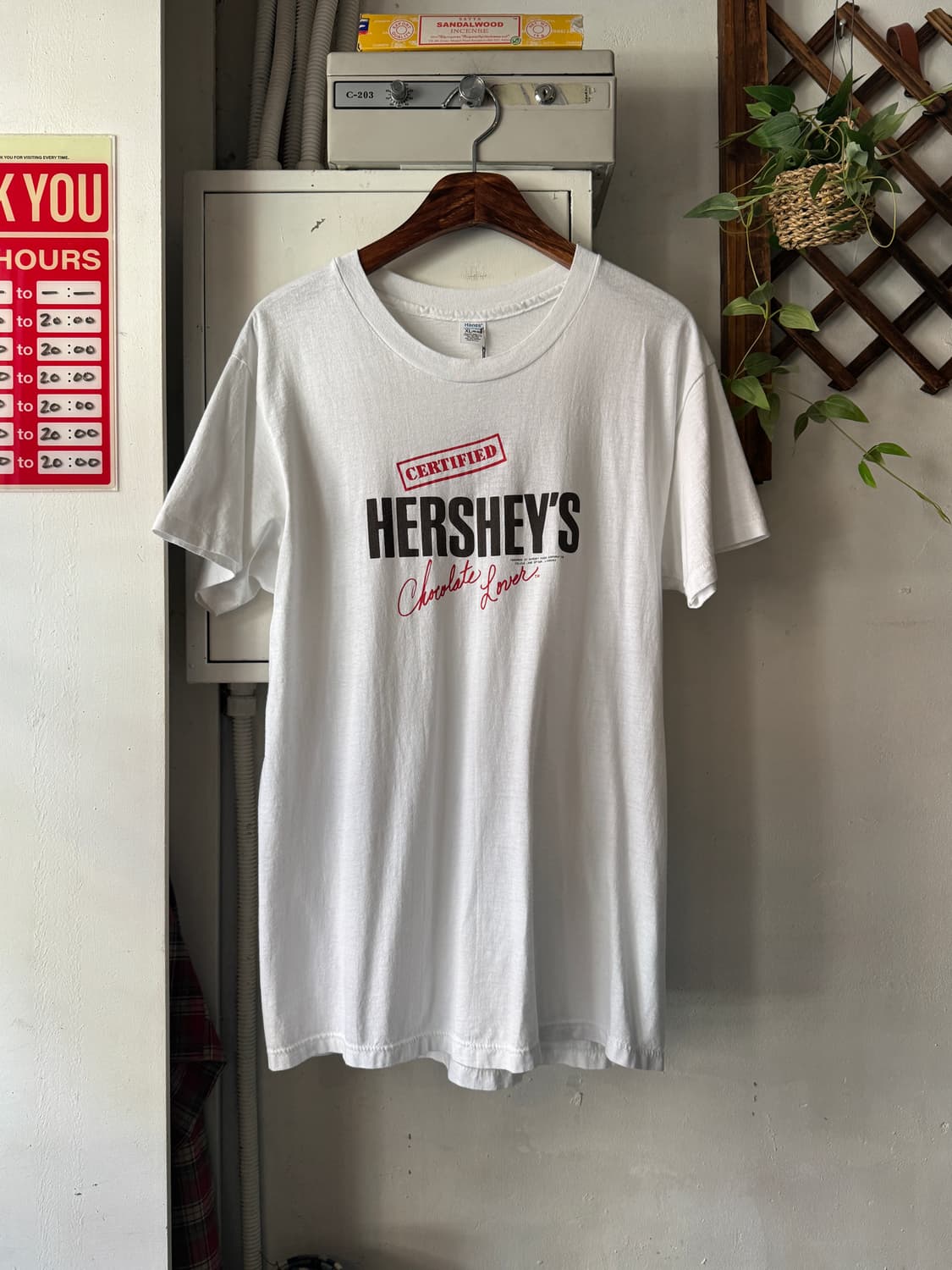 [XL]Hanes USA 허쉬 초콜릿 티셔츠 상품이미지2