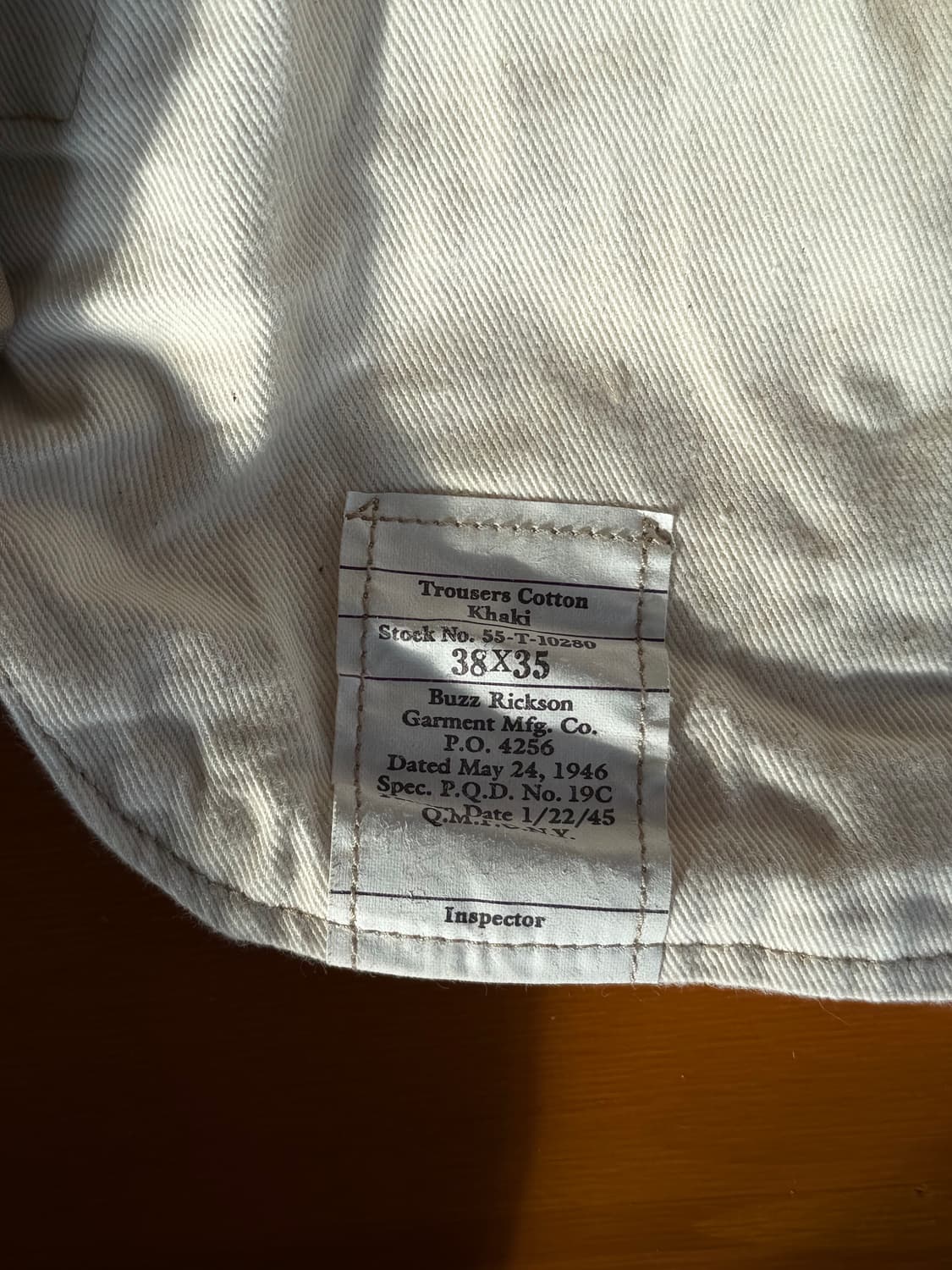 버즈릭슨 1945 치노팬츠 상품이미지4