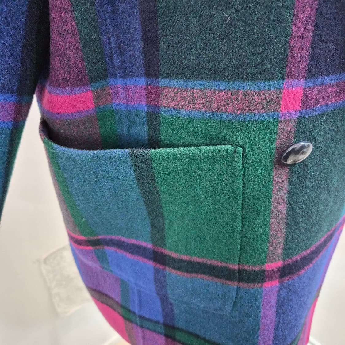 울90% 멀티 체크 하이퀄리티 코트 상품이미지7