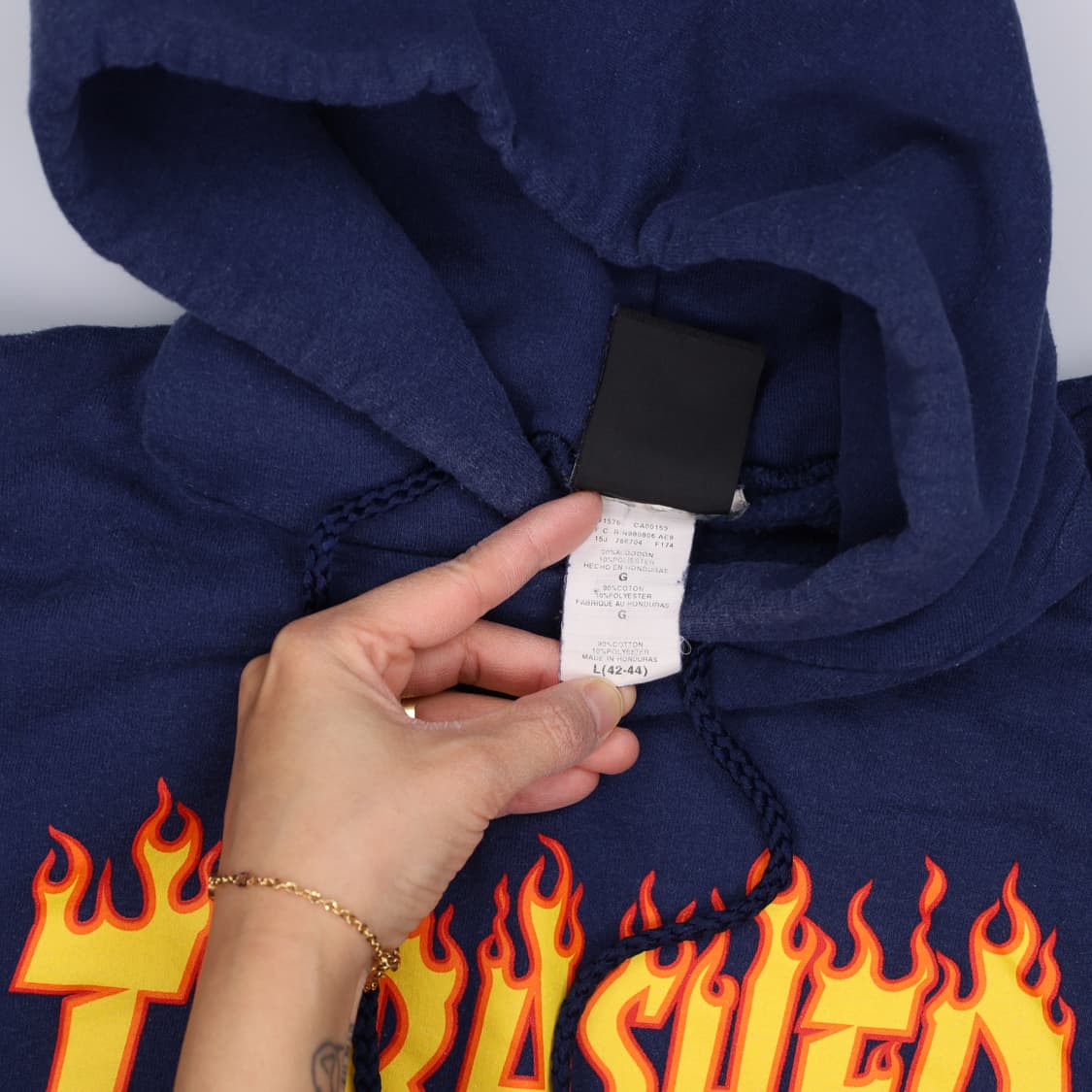 L 트레셔 기모 후드티 0310H1 상품이미지4