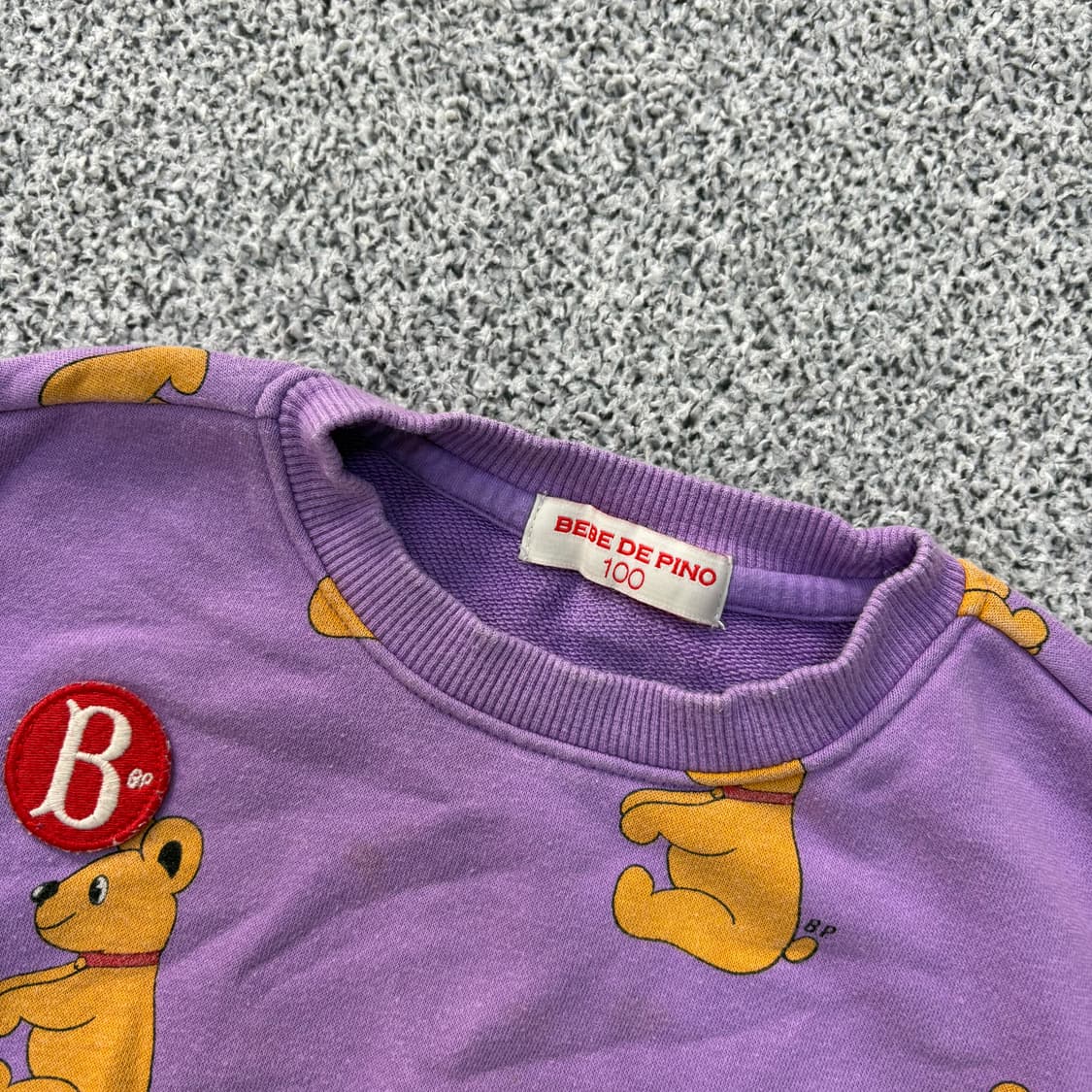 100 베베드피노 키즈 아동 맨투맨 0310J 상품이미지2