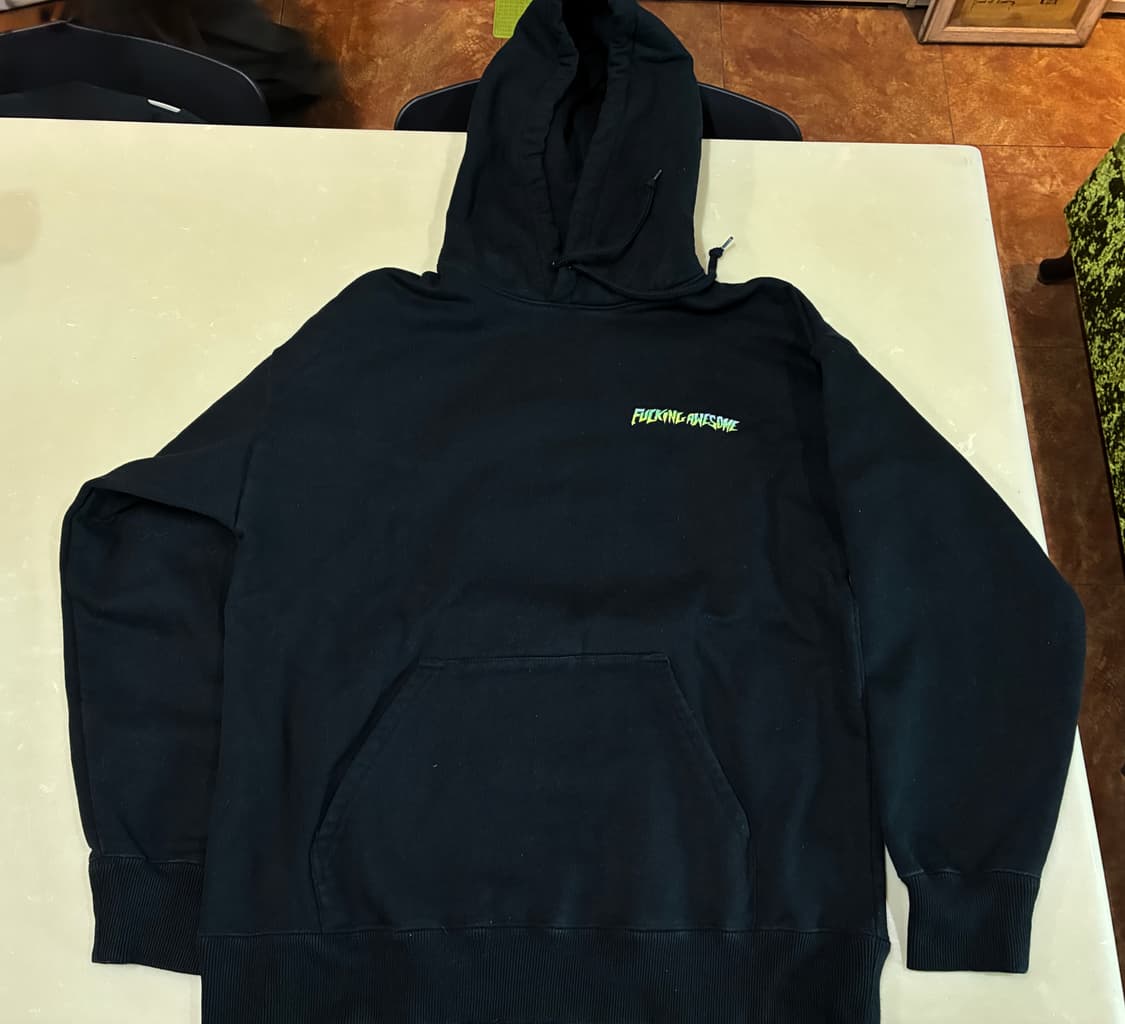 L) 퍼킹어썸 FA 에어플레인 후드티 블랙 상품이미지1