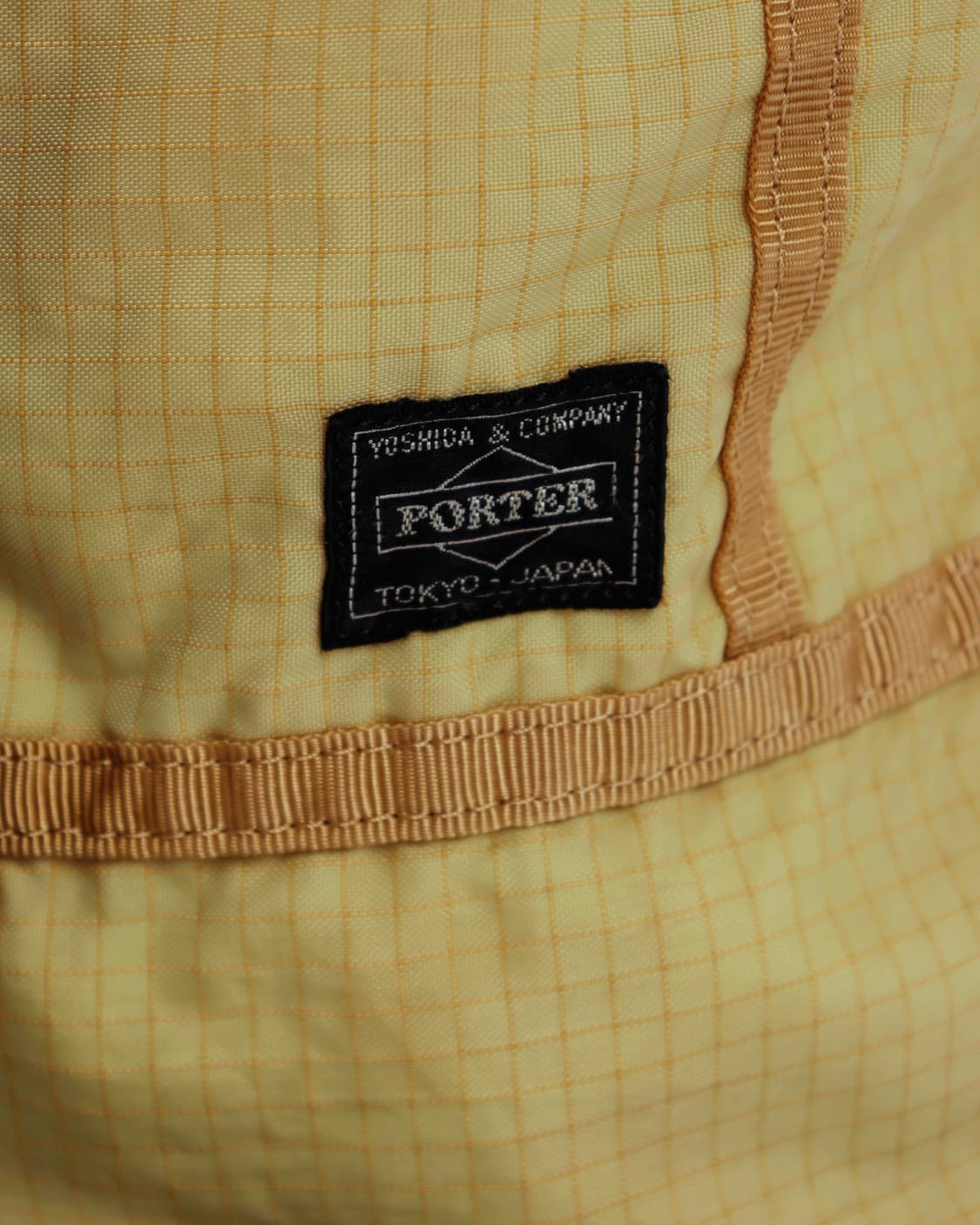 [PORTER] 옐로우컬러 립스탑 나일론 럭색 상품이미지3