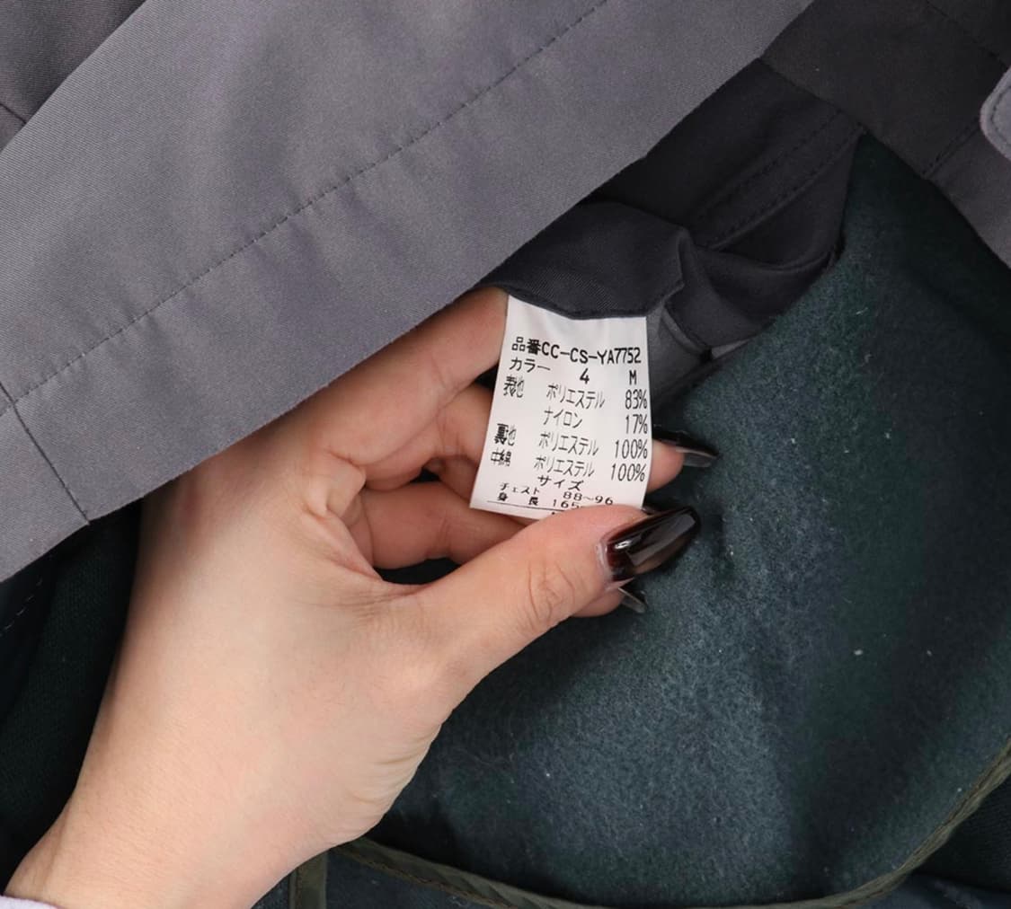 L) jpn 폴리 베이직 후드 코트  상품이미지4