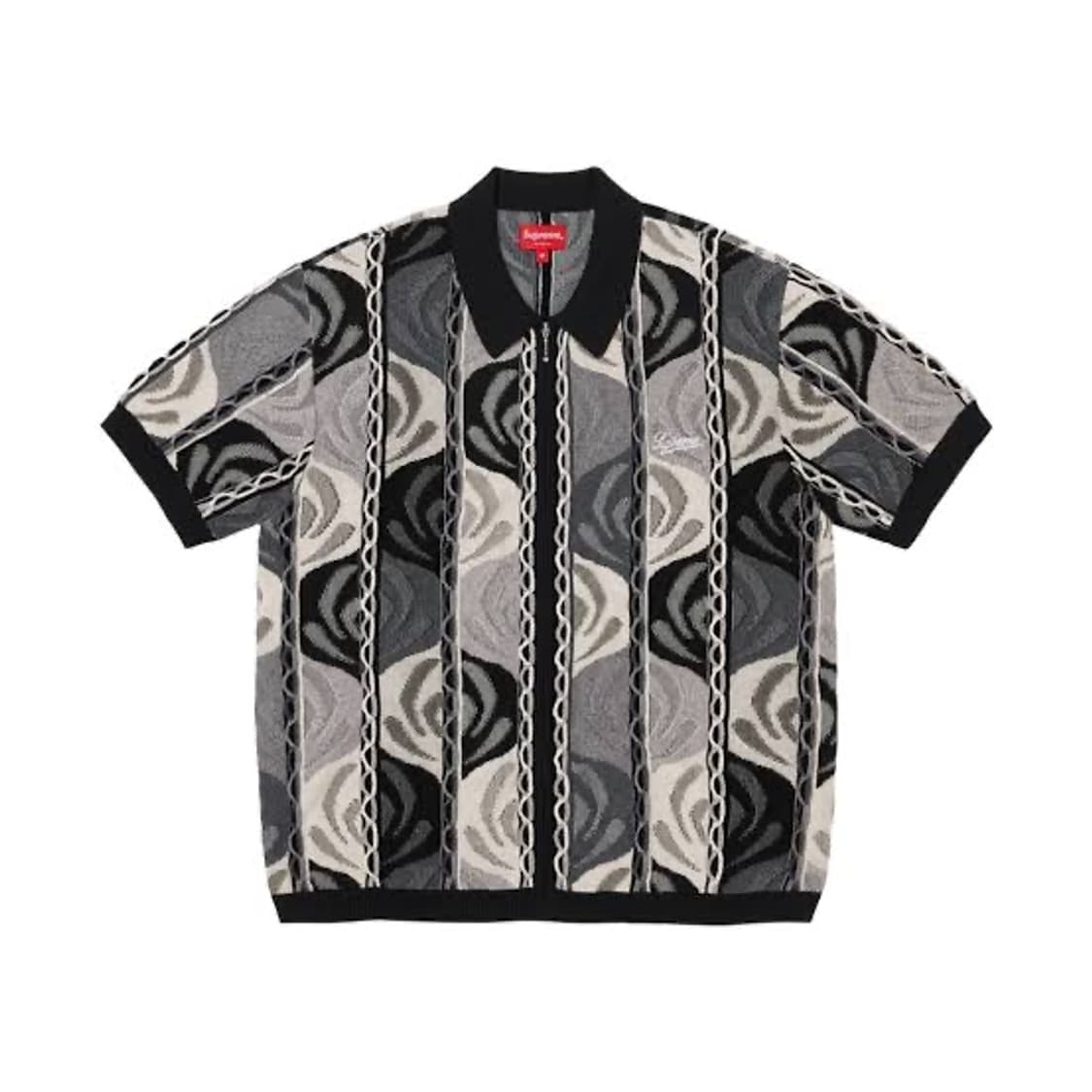 23ss 슈프림 앱스트랙트 폴로 집업 L 상품이미지1