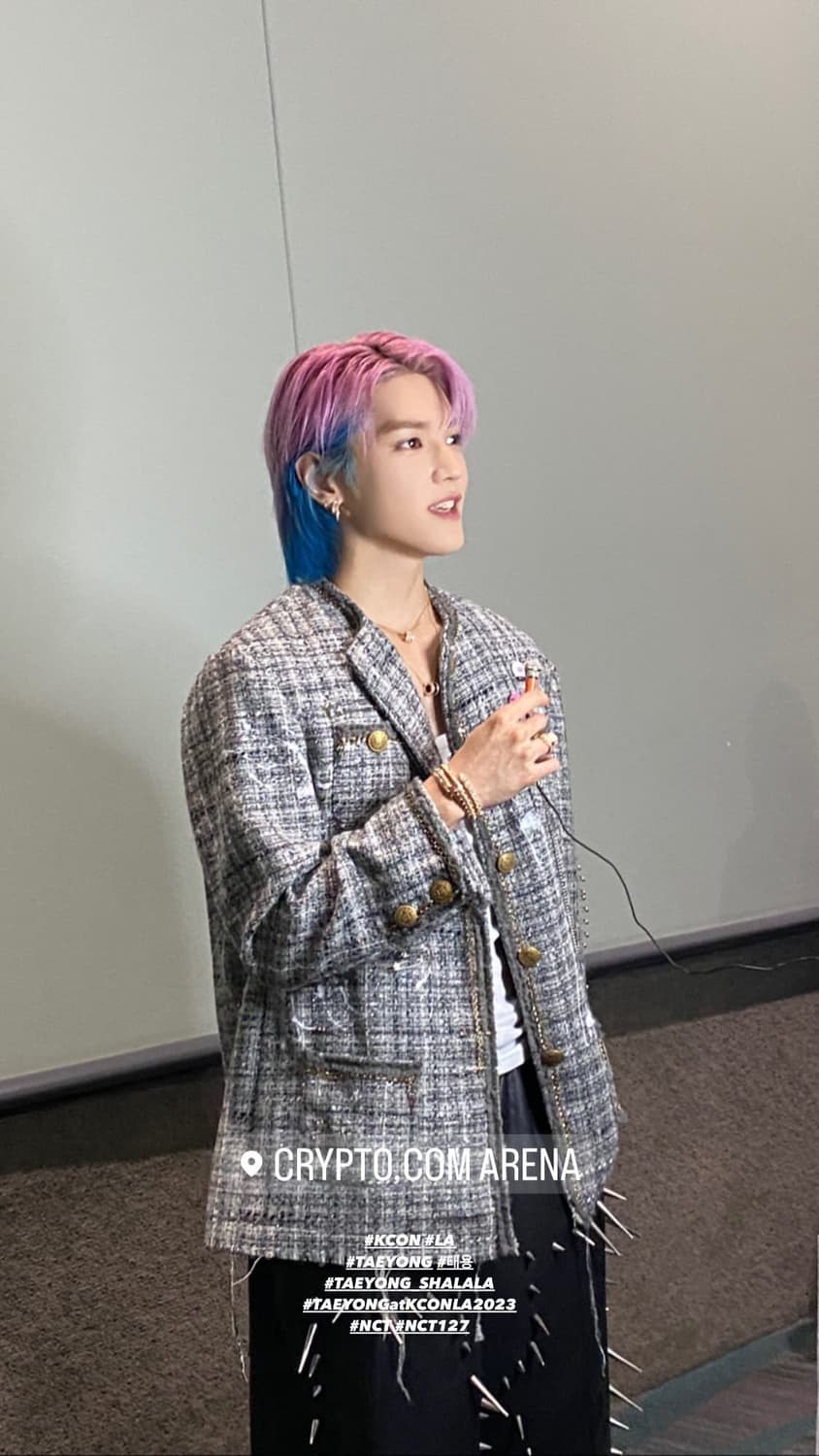 [NCT 태용님 착용] R13 그레이 트위드 자켓 상품이미지3