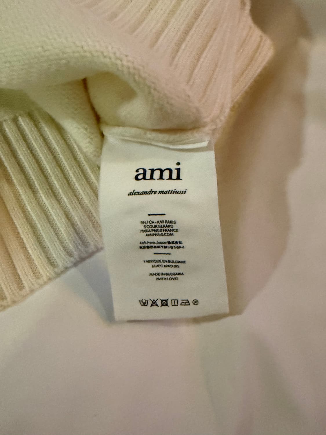 아미 빅하트 로고 니트 상품이미지4