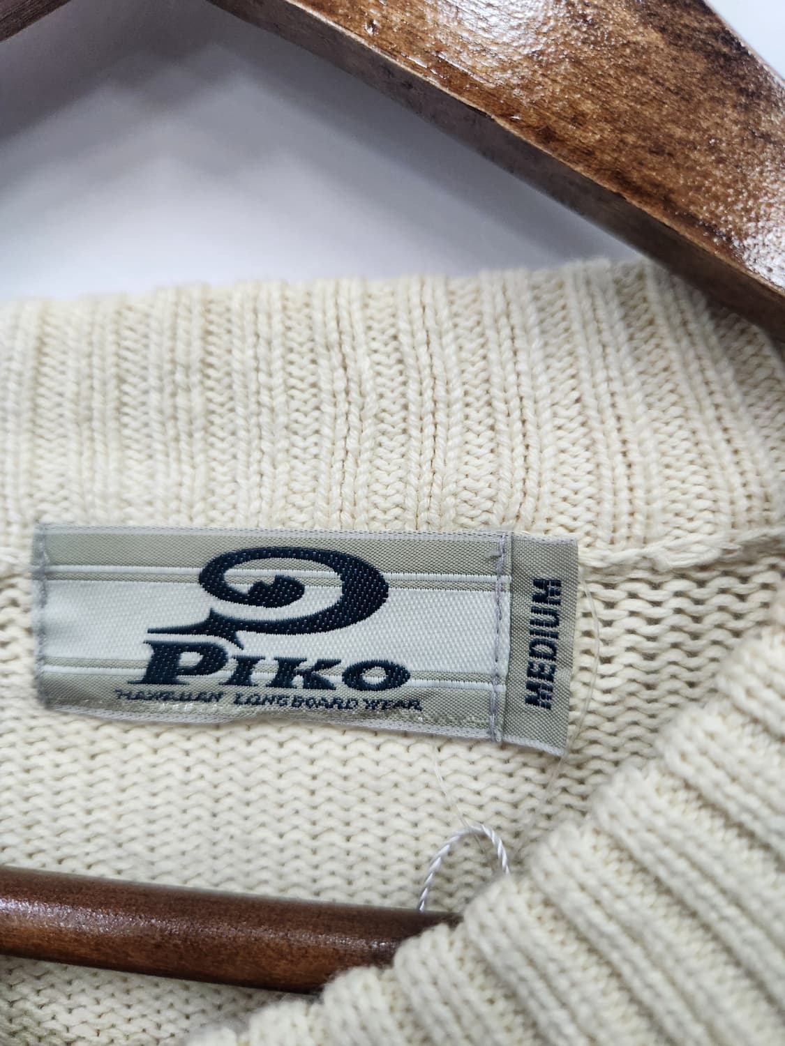 Piko 패턴 크림 가디건 상품이미지6