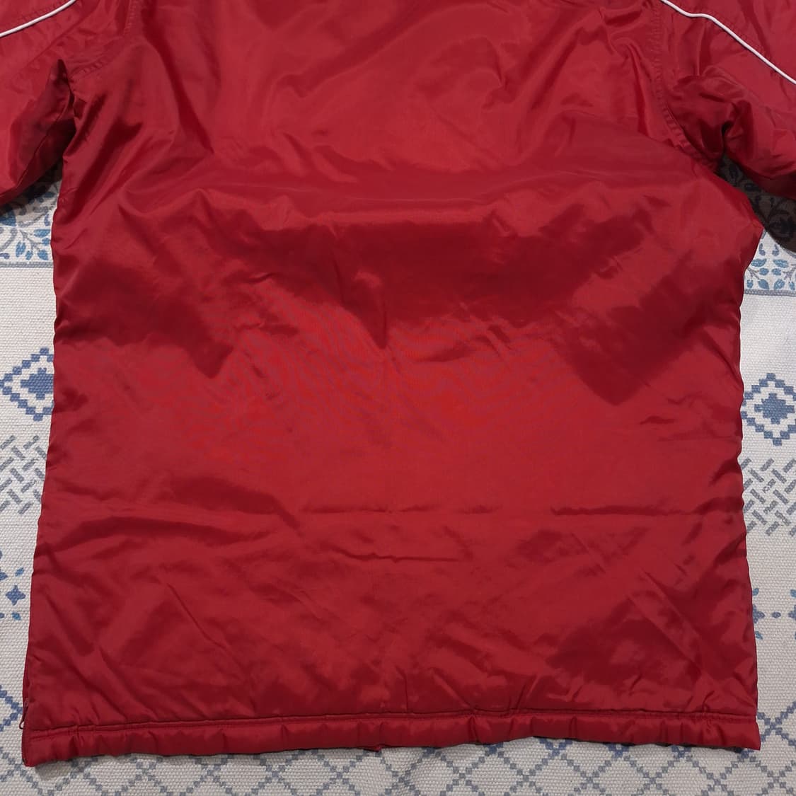 나이키 배스킷볼 00s 레드 블랙 화이트 라이닝 올드스쿨 벤치자켓 돕바 상품이미지10