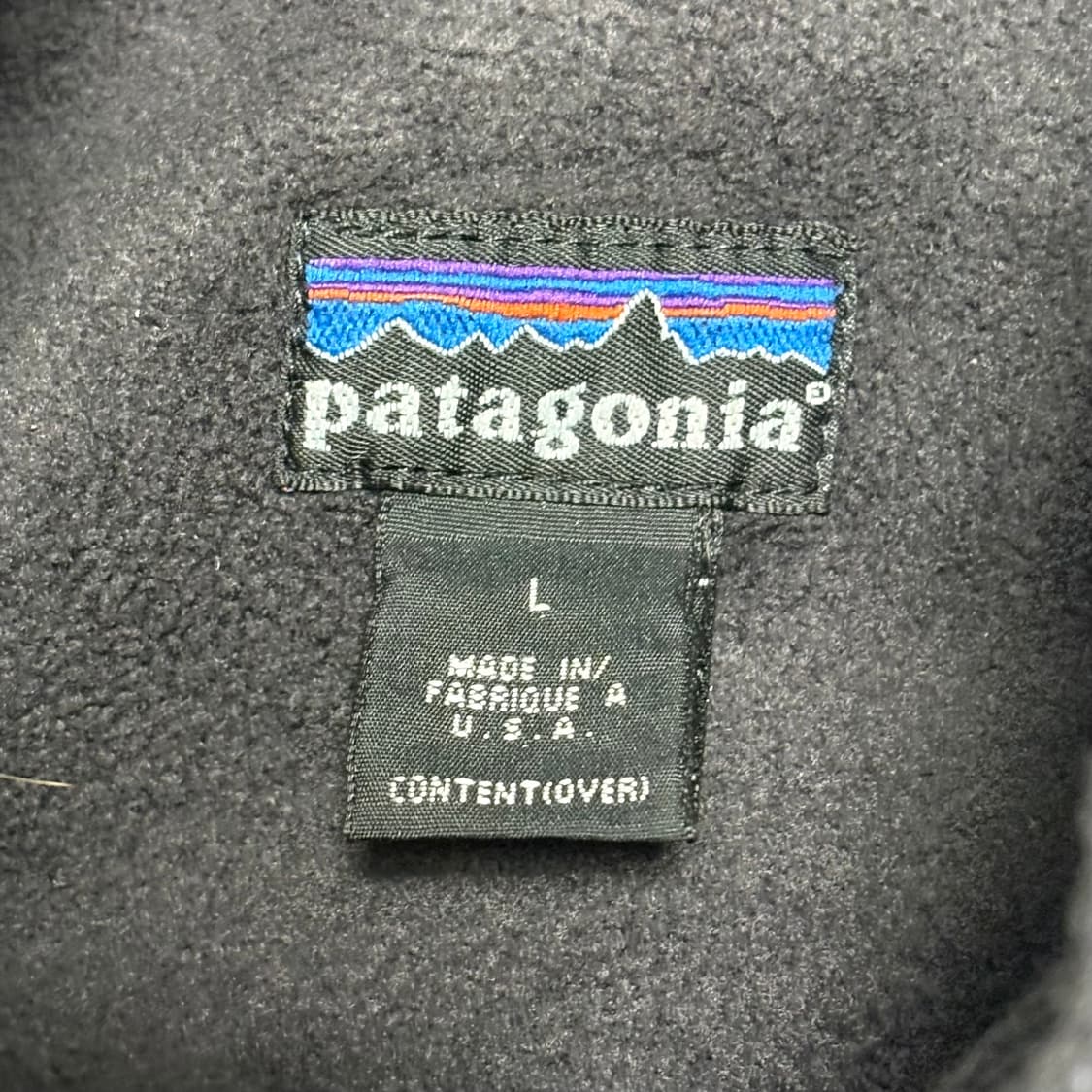 🇺🇸 90s 파타고니아 쉘드 자켓 네이비 상품이미지2