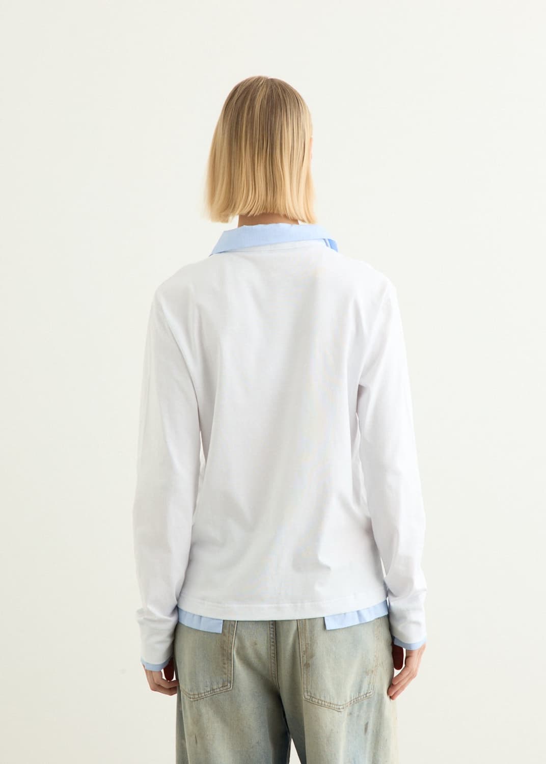 [S,M,L,XL]기마구아스 LUIS 폴로 티셔츠/화이트 상품이미지5