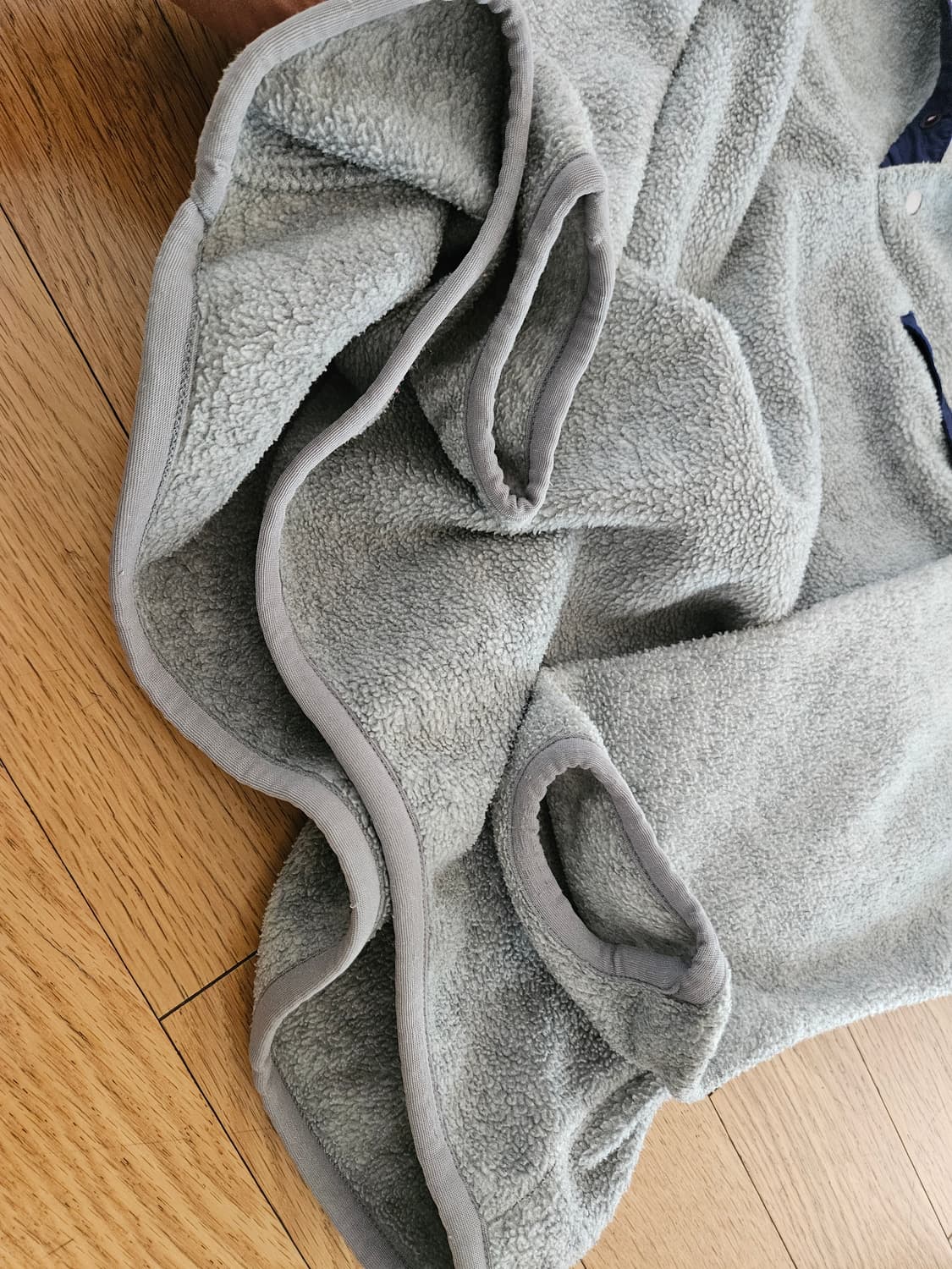 소장 파타고니아 신칠라 시멘트 블루 후리스 플리스 아노락 상품이미지6