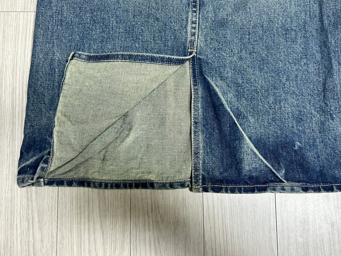 빈티지 중청 미디 치마 상품이미지5