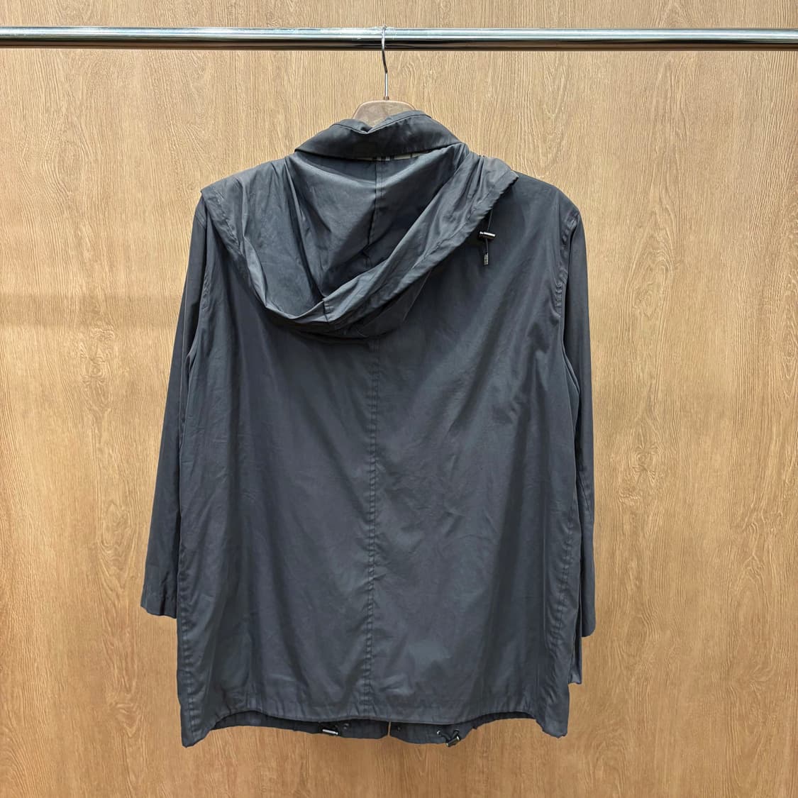 버버리 런던 후드 필드 재킷 히든 플래킷 히든 버튼 스트랩 디테일 그레이 상품이미지3