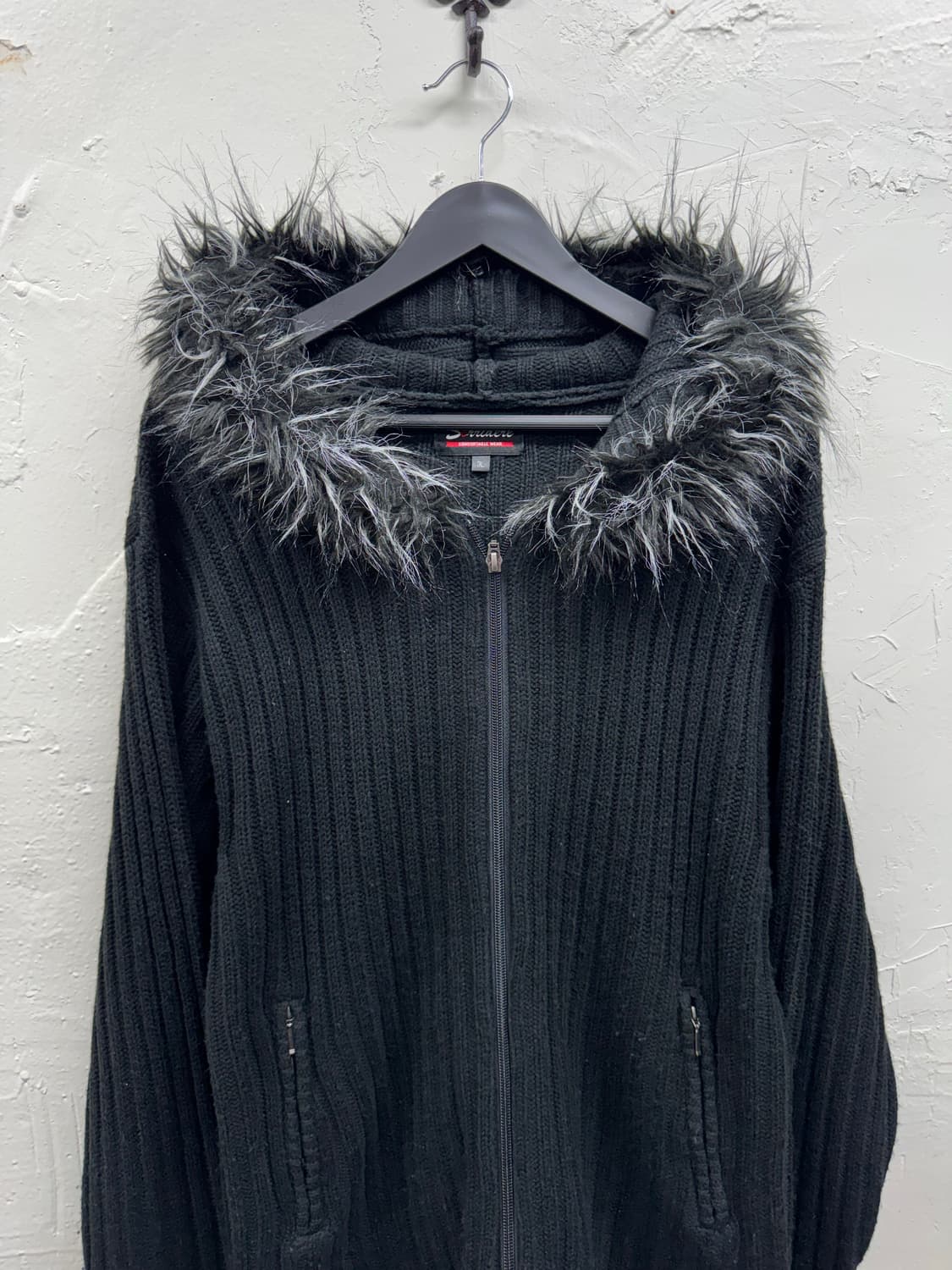 Sorridere 00s trimming fur hoodie 상품이미지3