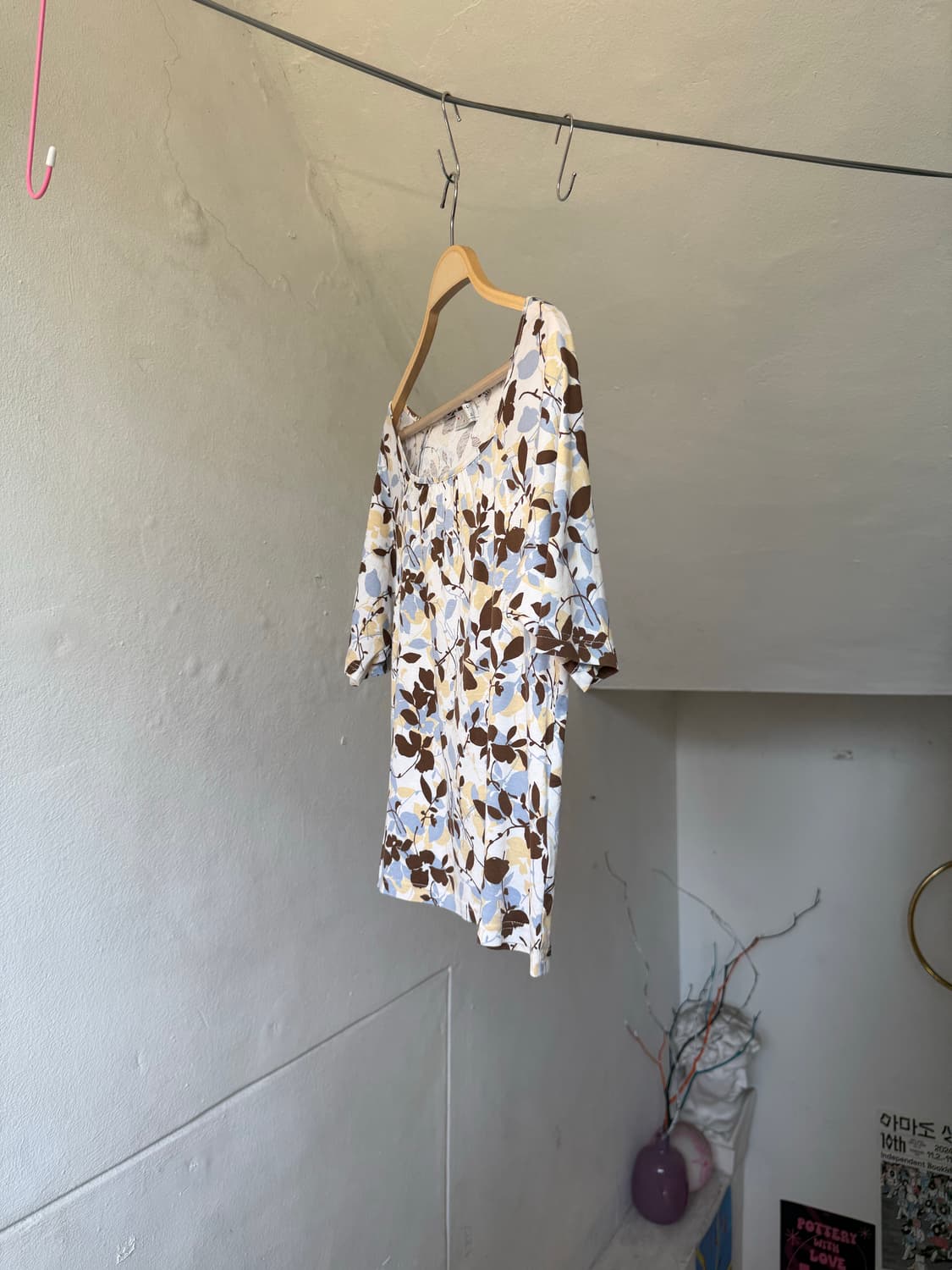 모리. 하구미 무드 에스닉 패턴탑 상품이미지4