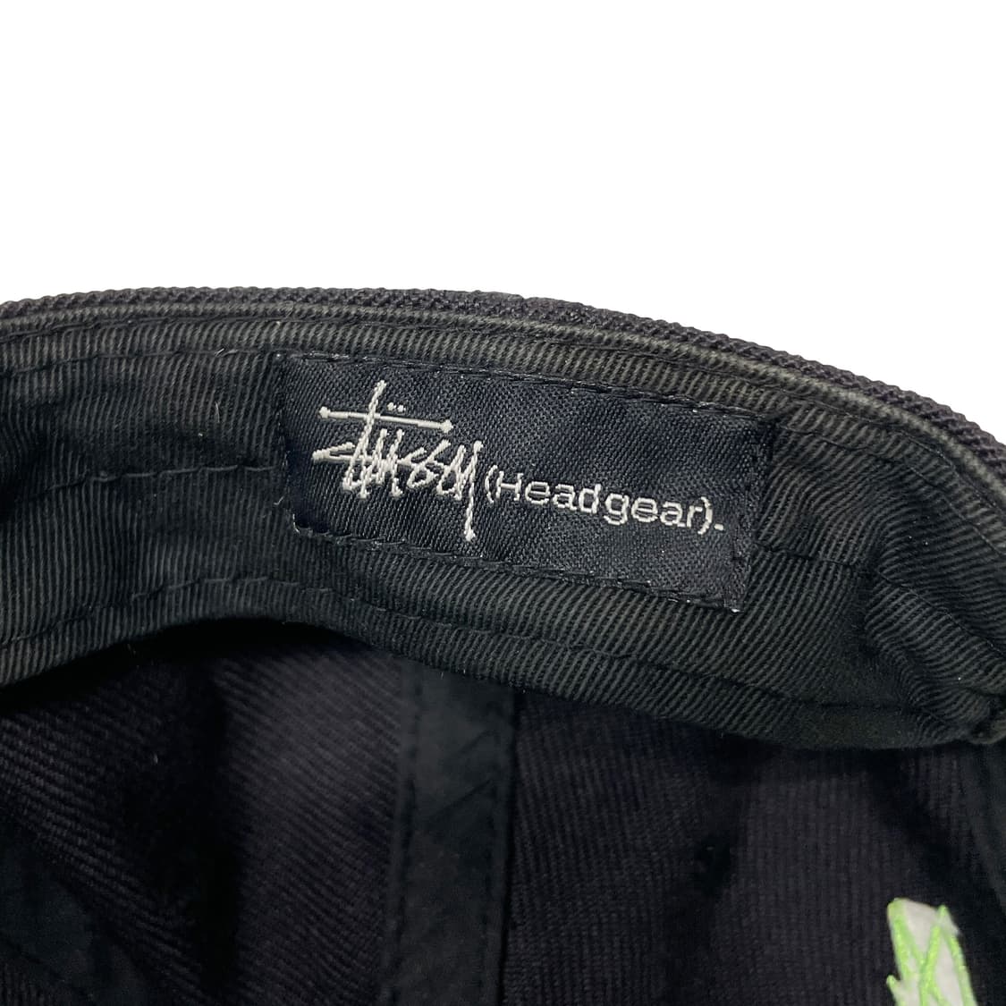 스투시 00s 캔버스 캡 블랙 상품이미지4