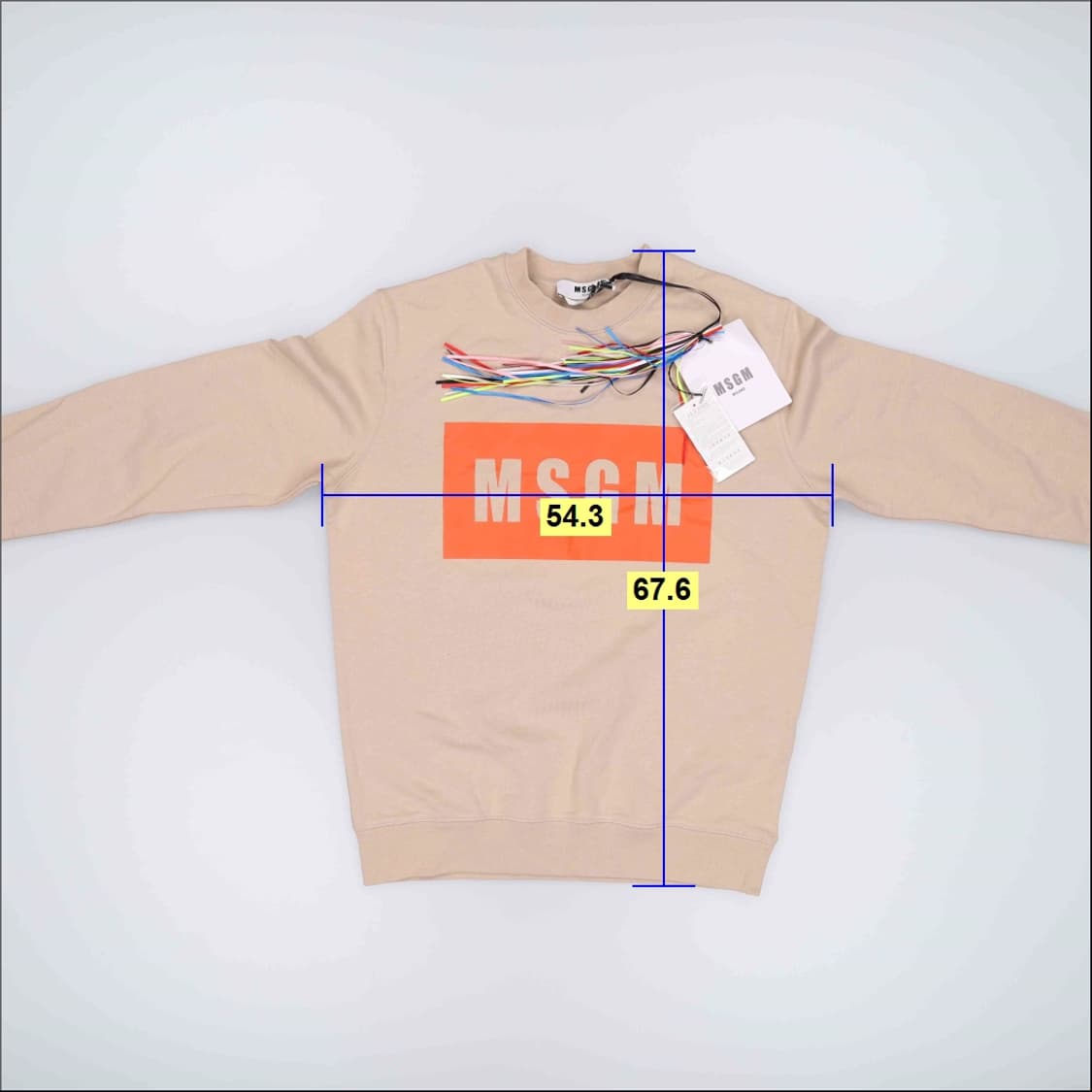 S 새상품 MSGM 프린팅 맨투맨 0424H1 상품이미지6