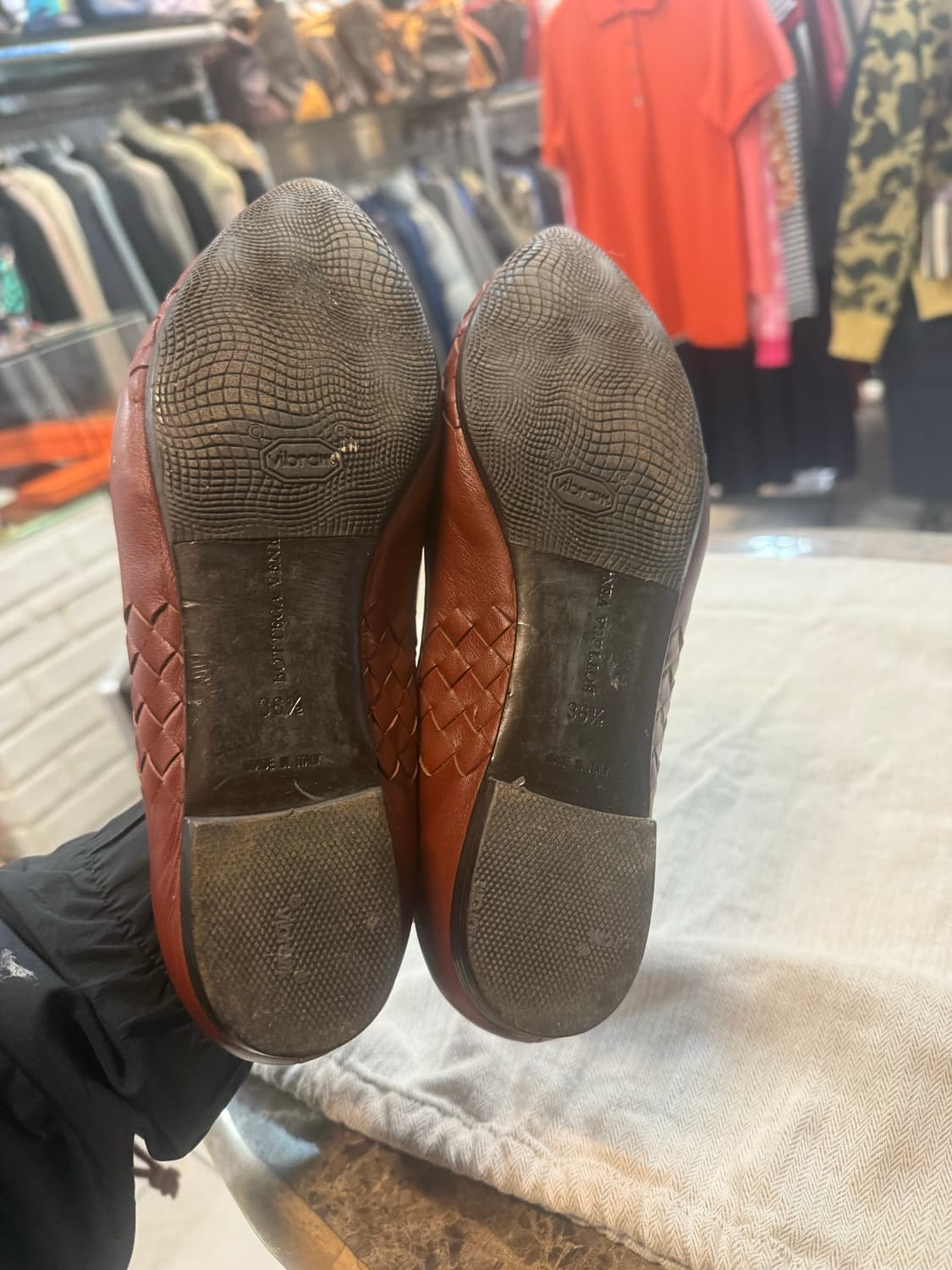 36 1/2 정품 보테카베네타 인트레치아토 플렛슈즈 팝니다 상품이미지5