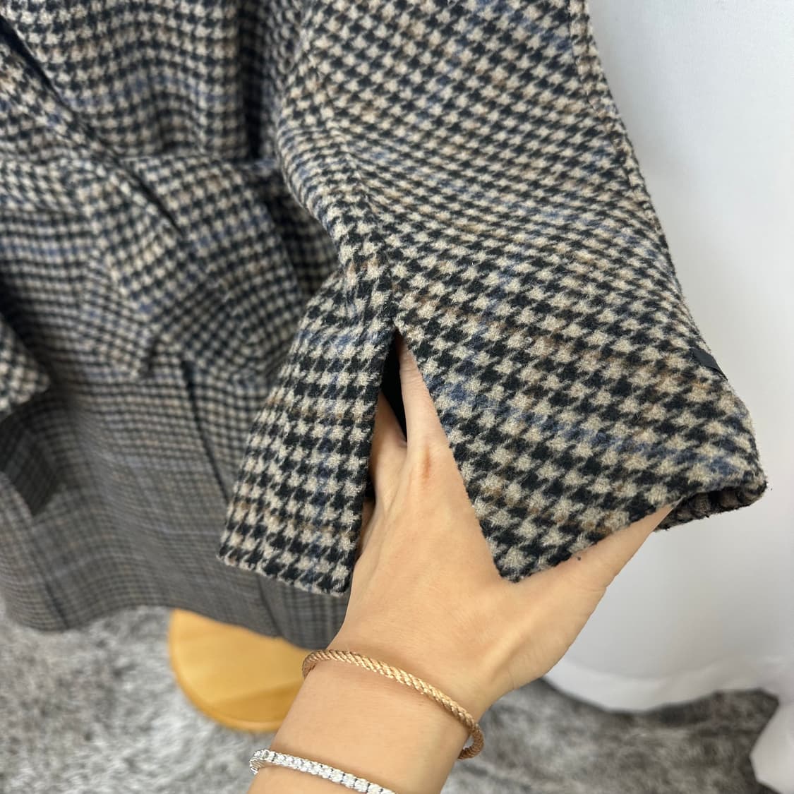  꼼빠니아 여자 허리끈 모 코트 ONE SIZE 상품이미지4