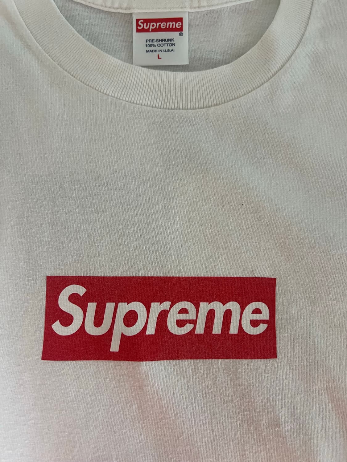 20FW 슈프림 박스로고 롱슬리브 긴팔 L사이즈 상품이미지2