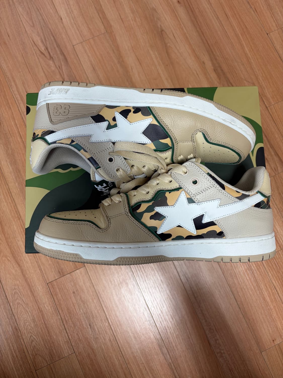 [280] 베이프 SK8 스타 베이지 상품이미지5