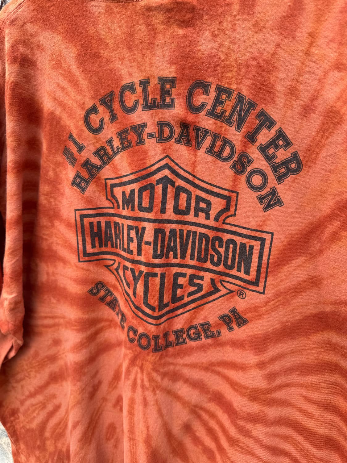 00s 할리데이비슨 빈티지 2005 나염 프린팅 반팔 티셔츠 빅사이즈 상품이미지4
