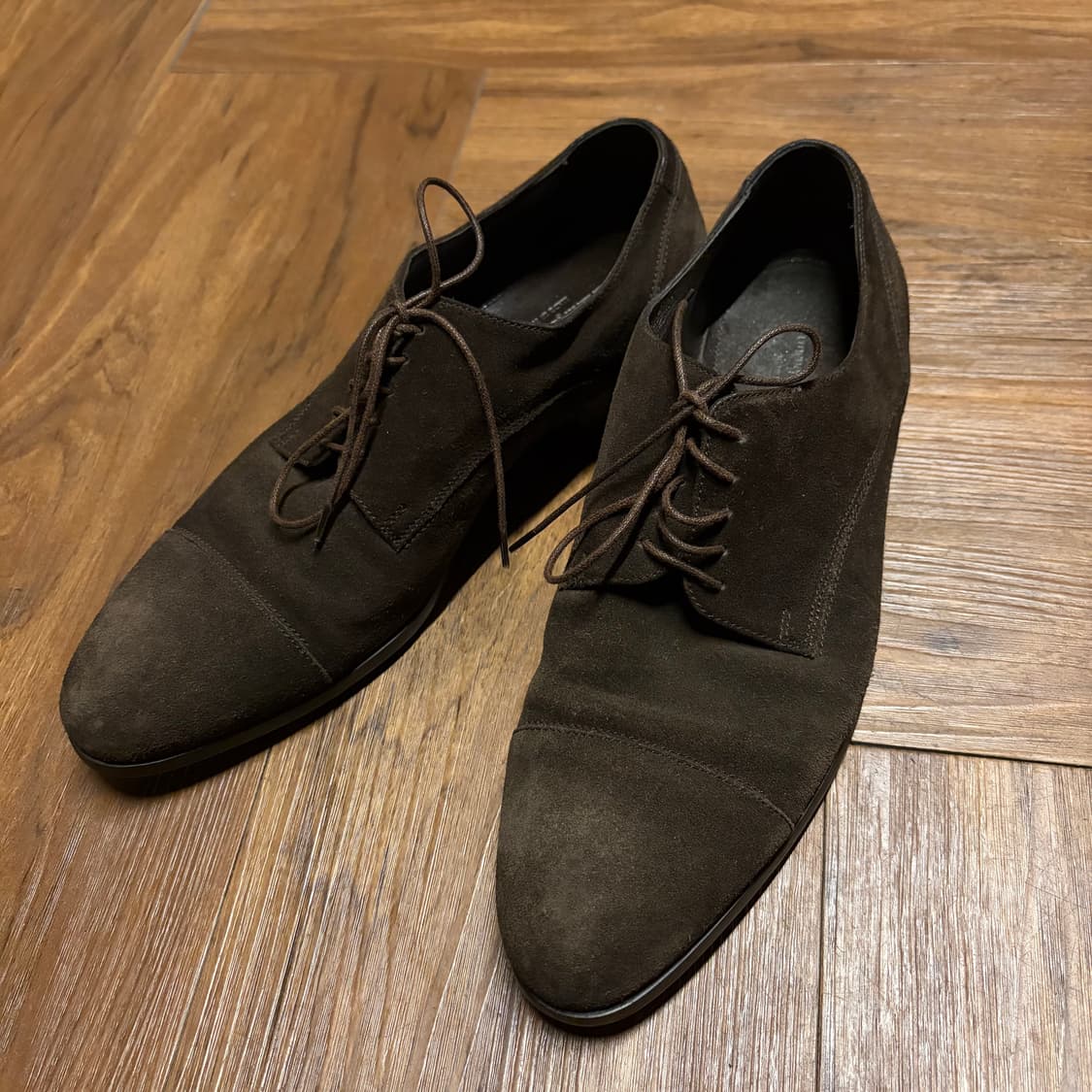 ERMENEGILDO ZEGNA SUEDE CAP TOE OXFORD 상품이미지2