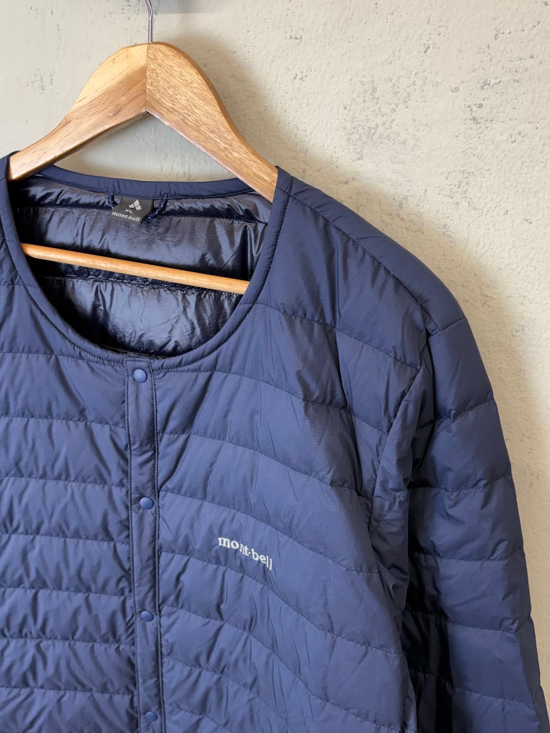 몽벨 슈페리어 다운 라이트넥 자켓 네이비 상품이미지4