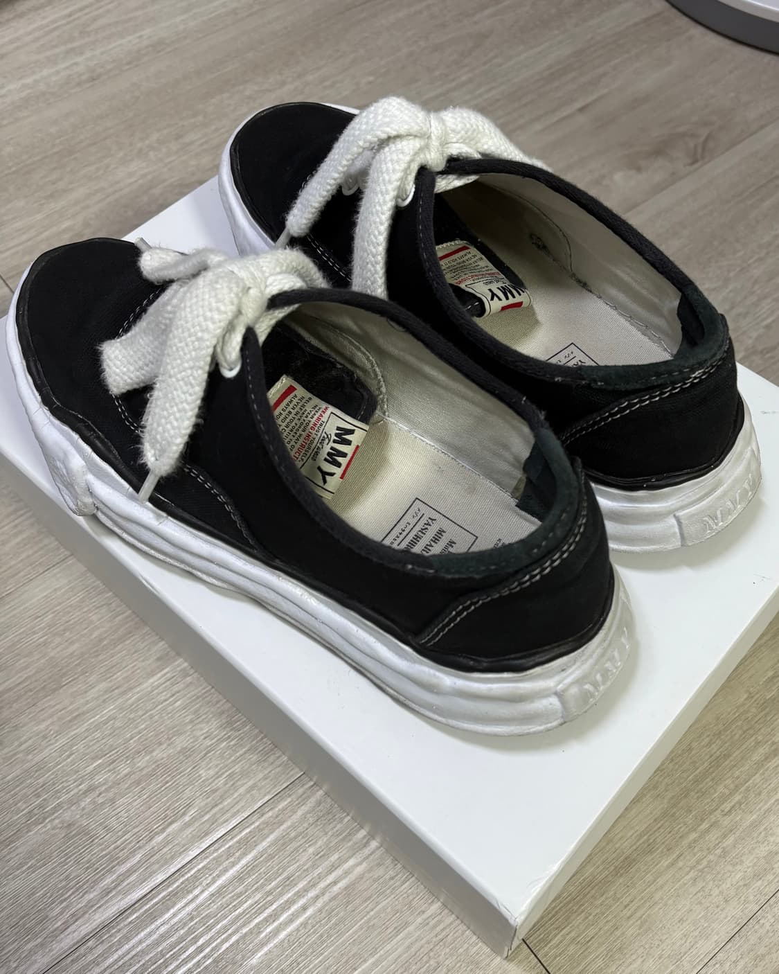 [41]미하라 야스히로 베이커 OG 솔 캔버스 블랙 상품이미지4