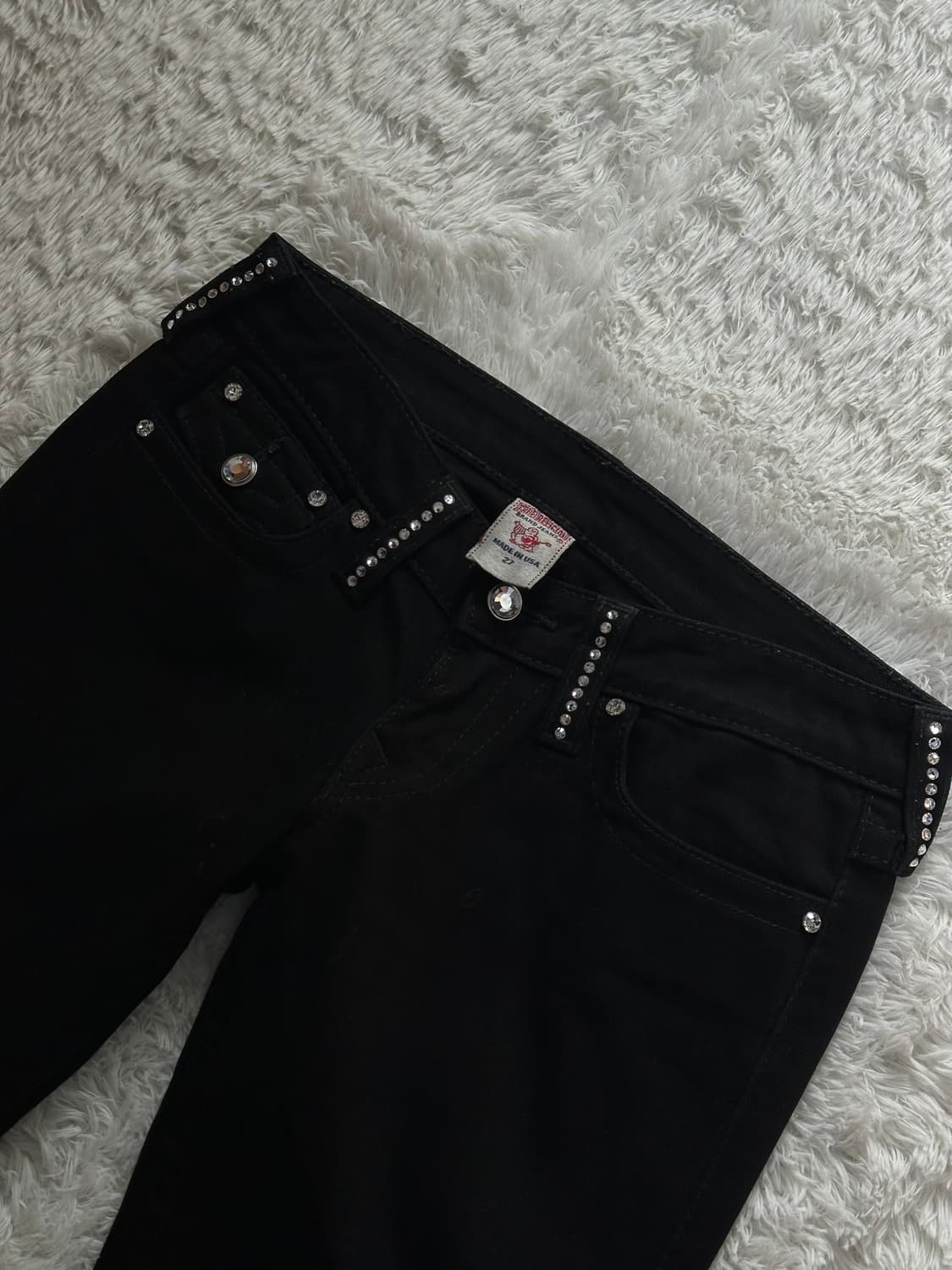 트루릴리전 블랙 스톤 부츠컷 청바지 27 상품이미지1