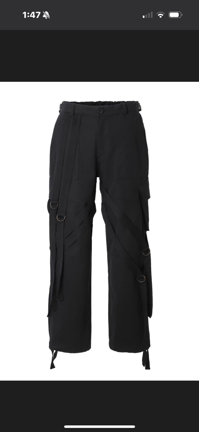 쓰리타임즈 아마존 팬츠 L 블랙 새상품  상품이미지1