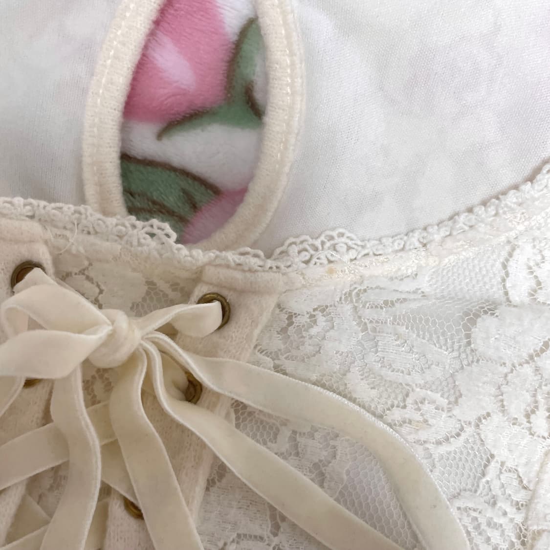 리즈리사 레이스 미니 원피스 라떼갸루히메갸루핀터레스트 상품이미지3