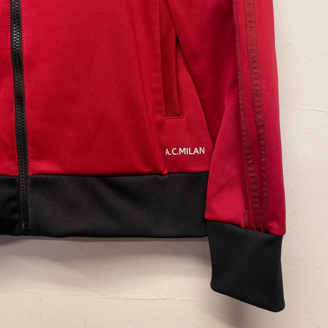 아디다스 AC밀란 레드 트랙탑 져지 자켓   상품이미지4
