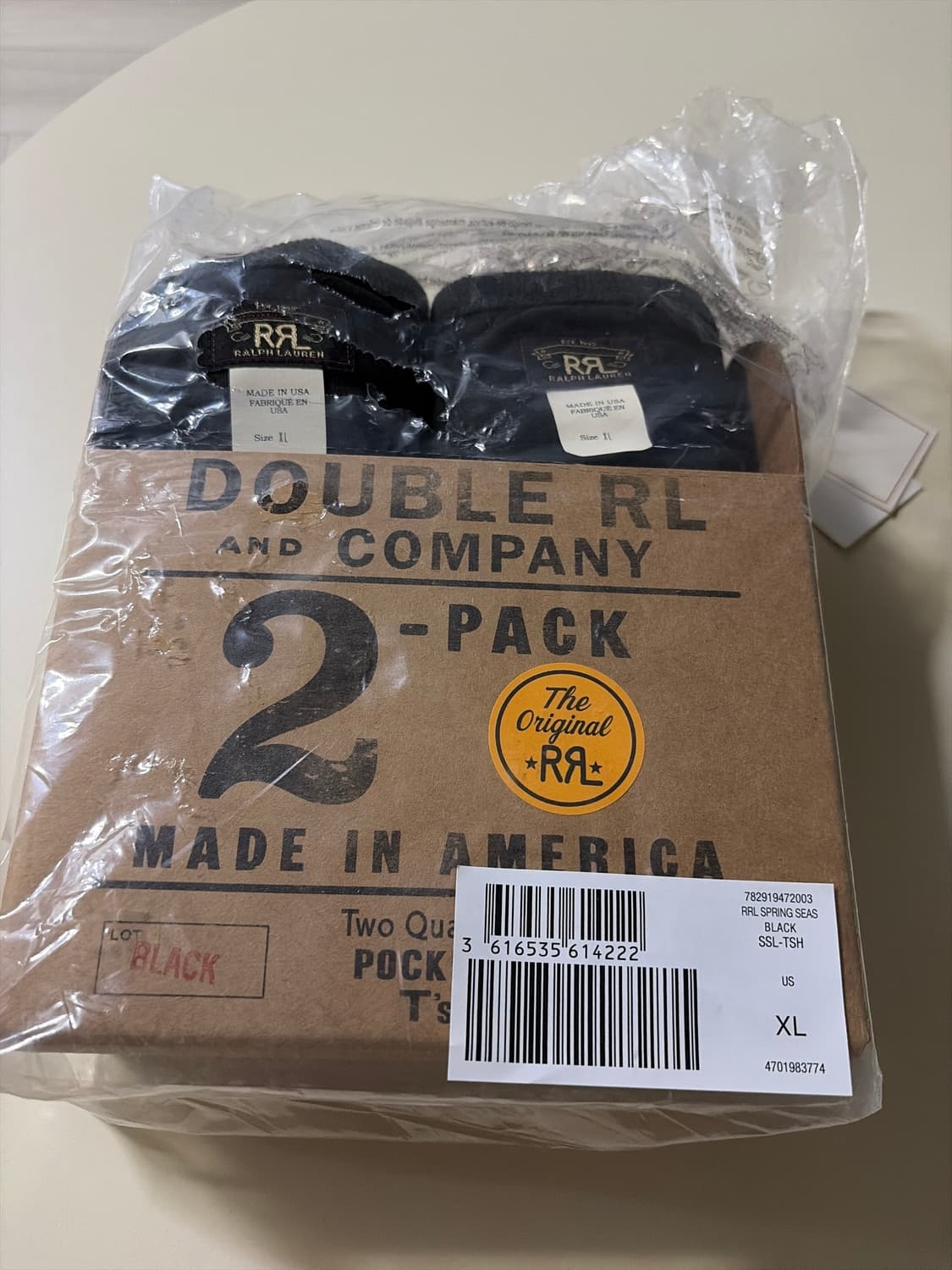 rrl 가먼트 다이 투팩 티셔트 팝니다 상품이미지1