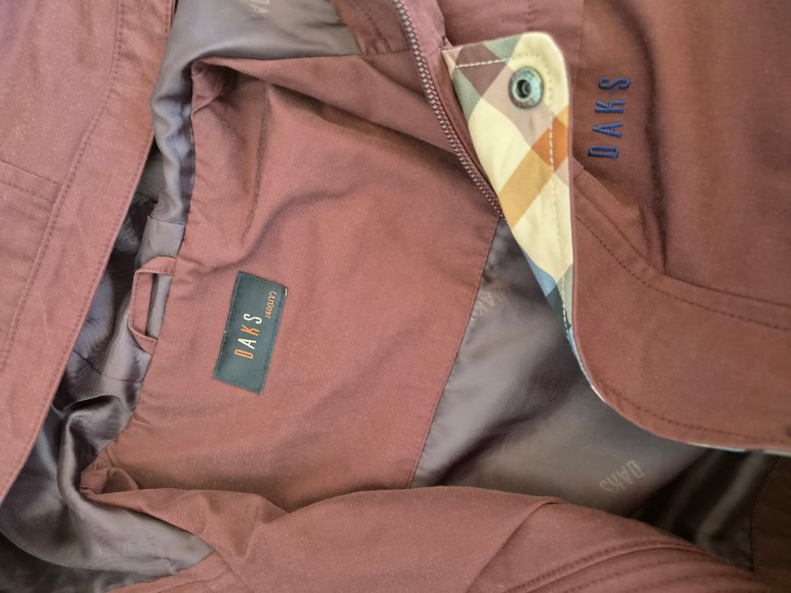 닥스 키즈 버건디트렌치코트 140(11Y)사이 상품이미지5