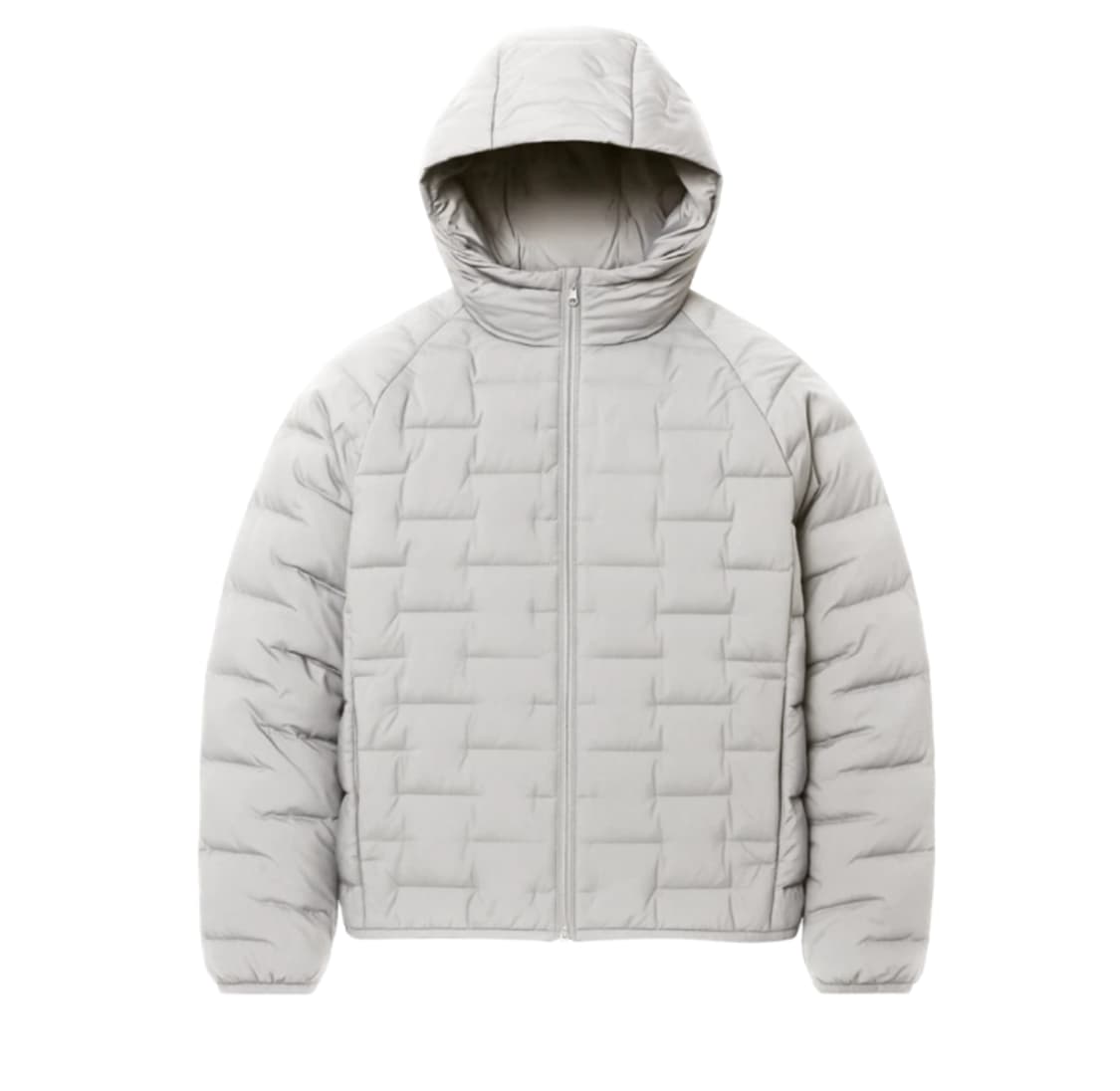 JP XL 새제품) 유니클로 퍼프테크 퍼프텍 경량 패딩 파카 오프 화이트 상품이미지6