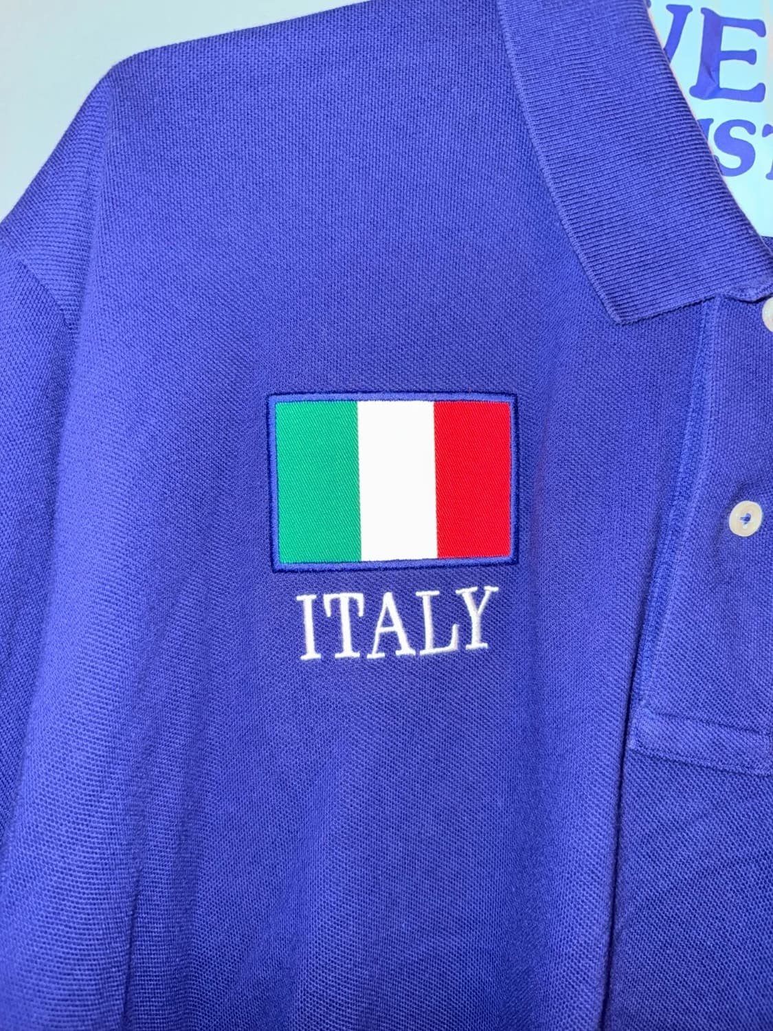 폴로 랄프로렌 빅포니 이탈리아 반팔 카라티 네이비 #3 상품이미지4