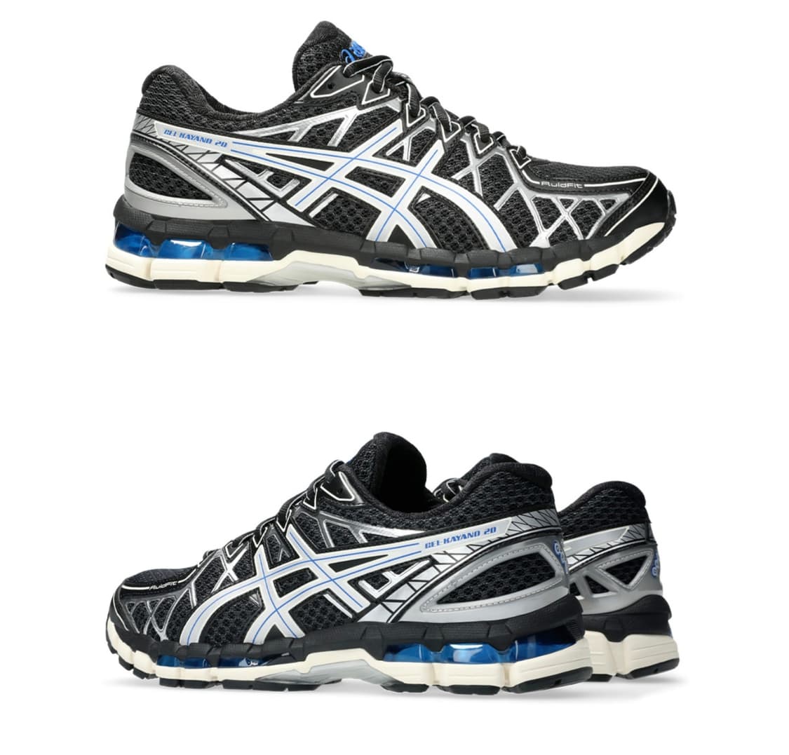 [270] 아식스 젤카야노 20 블랙 퓨어 실버 상품이미지1