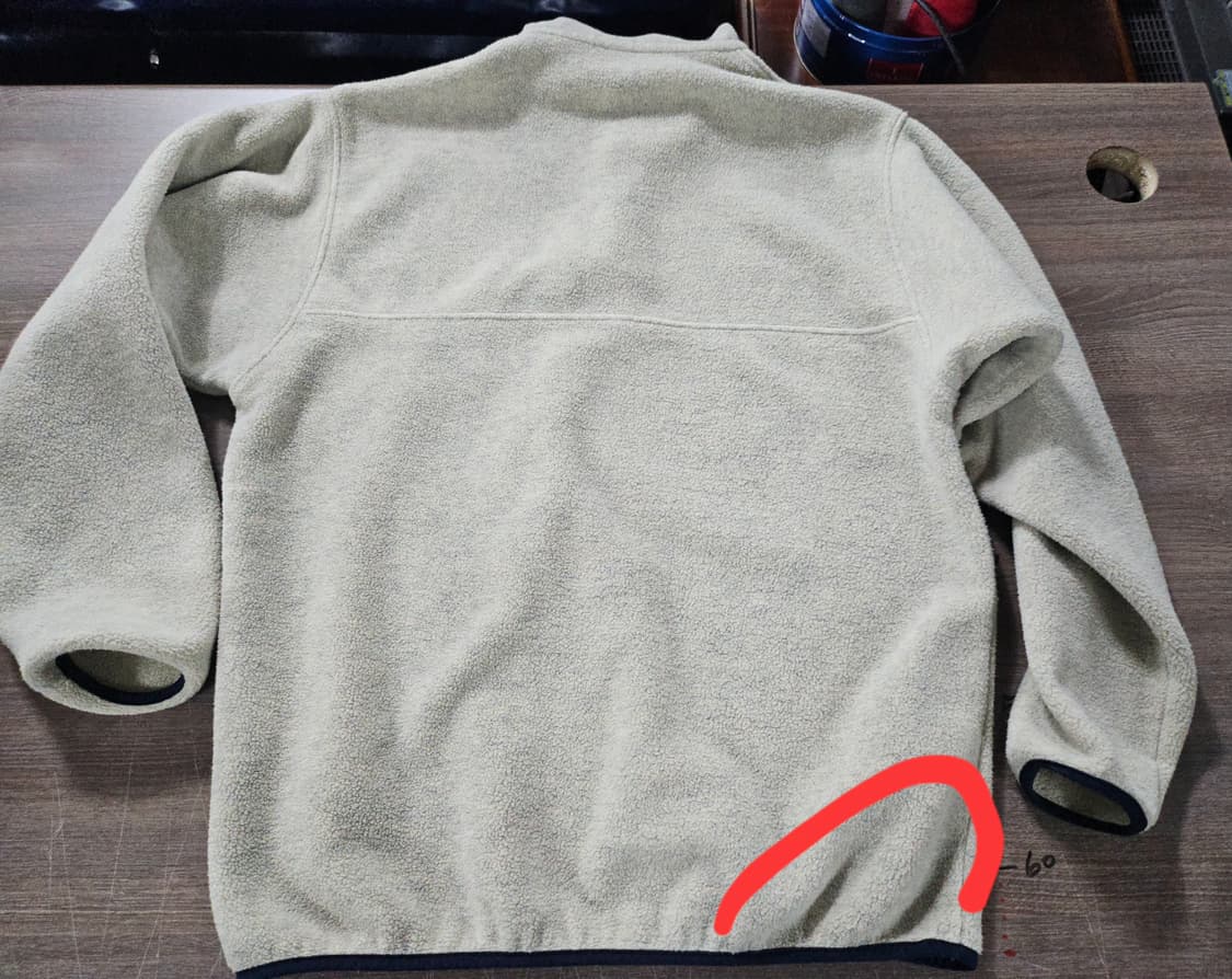 타고니아 신칠라 스냅티 플리스 풀오버 오트밀 헤더M 상품이미지6