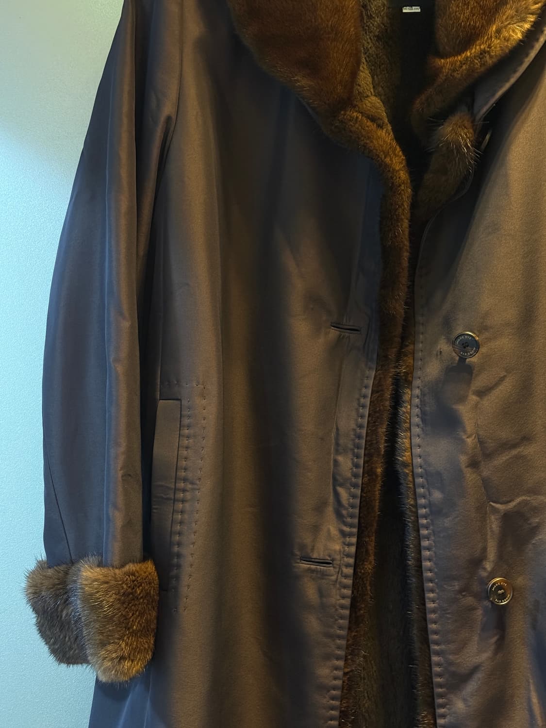 모드아이 밍크 & 토끼털 브라운 자켓 코트 Mode Eye 상품이미지2