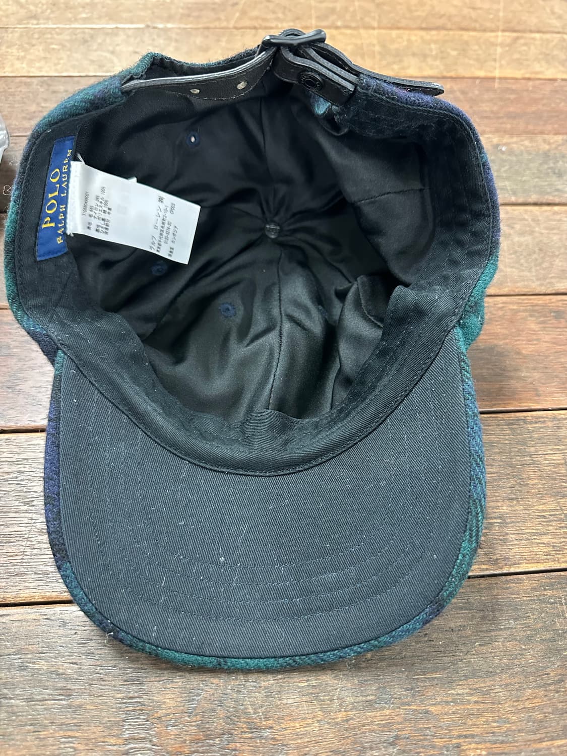 POLO 그린체크 울 캡 모자 상품이미지7