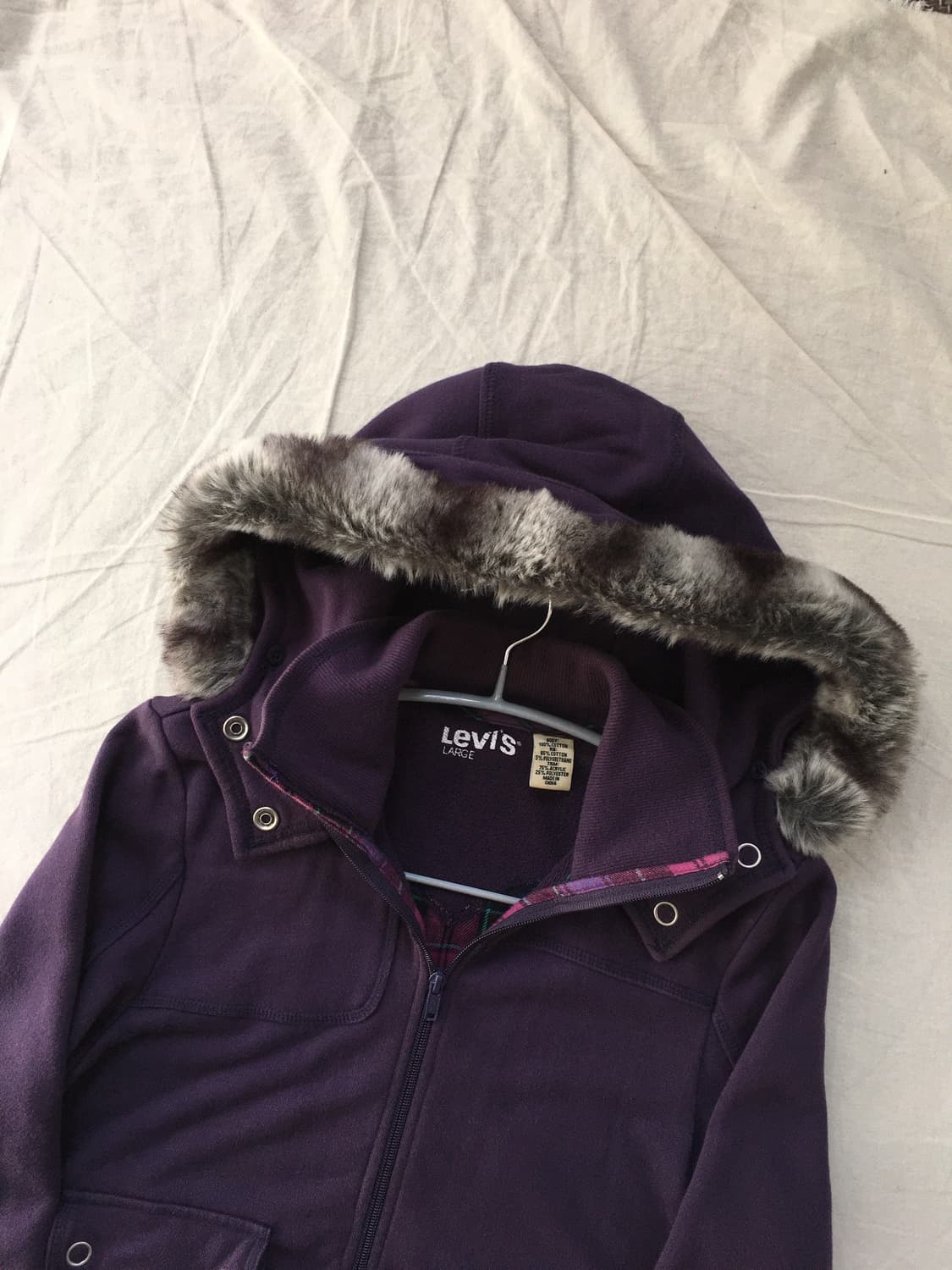 리바이스 털후드집업 상품이미지4