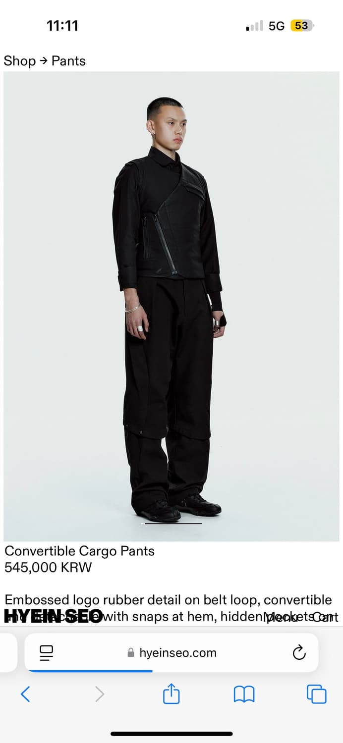 Convertible Cargo Pants 상품이미지3