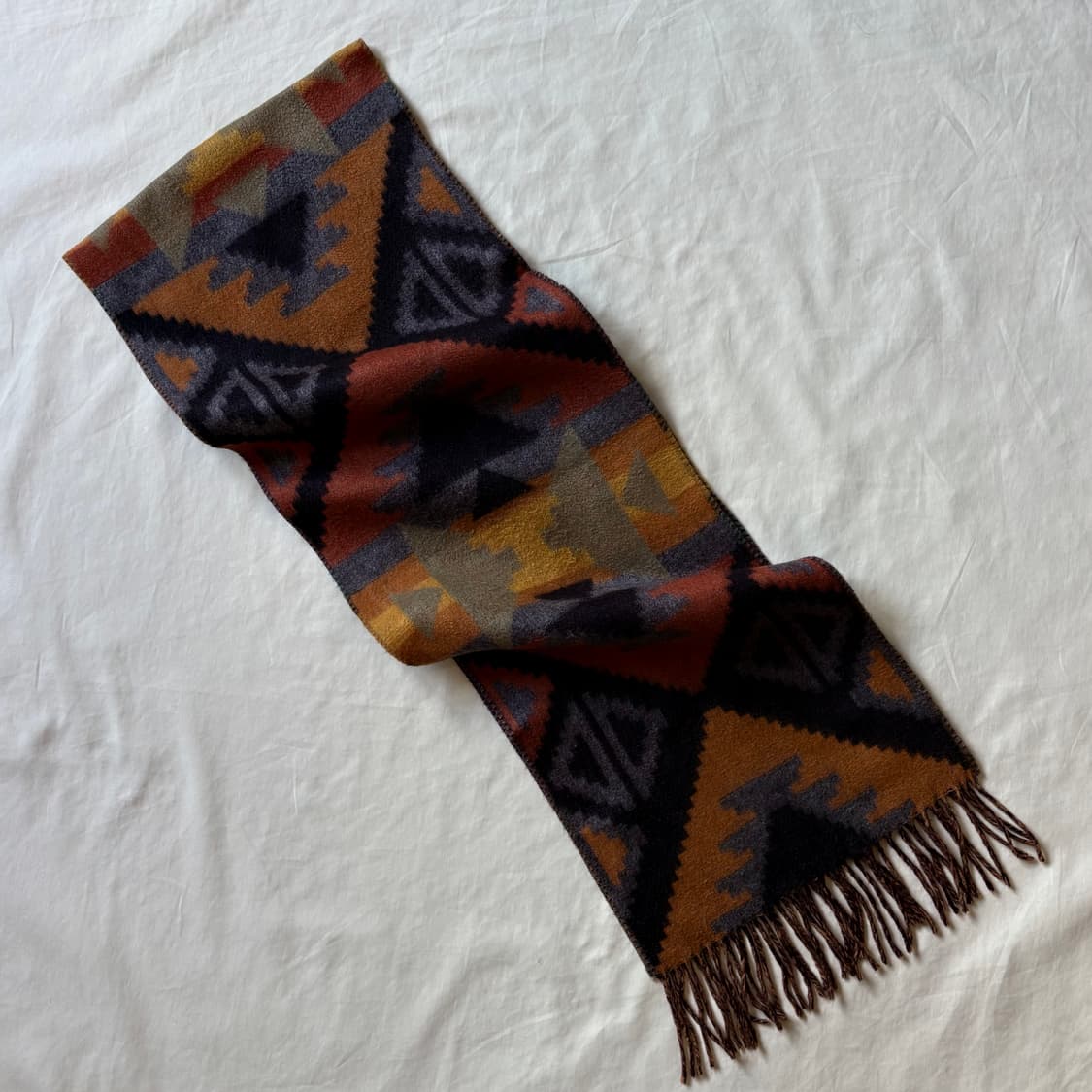 독일 나바호 패턴 양면 울 아크릴 머플러 상품이미지6