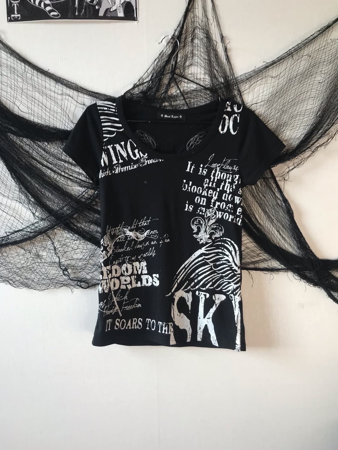 00s punk wing detailed halfsleeve 상품이미지5