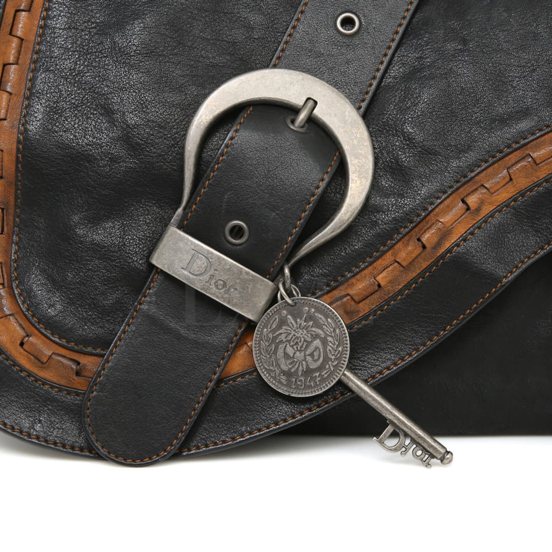 디올 빈티지 더블 가우초 새들 숄더백 가우쵸 라지 상품이미지6