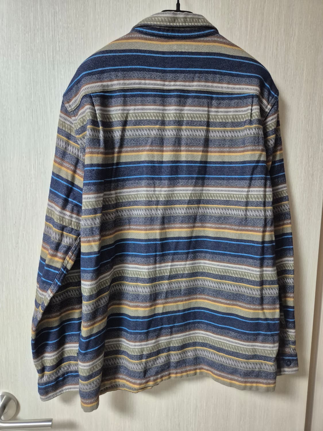 파타고니아  오가닉 코튼셔츠 스트라이프  남방 기모남방 M 상품이미지2