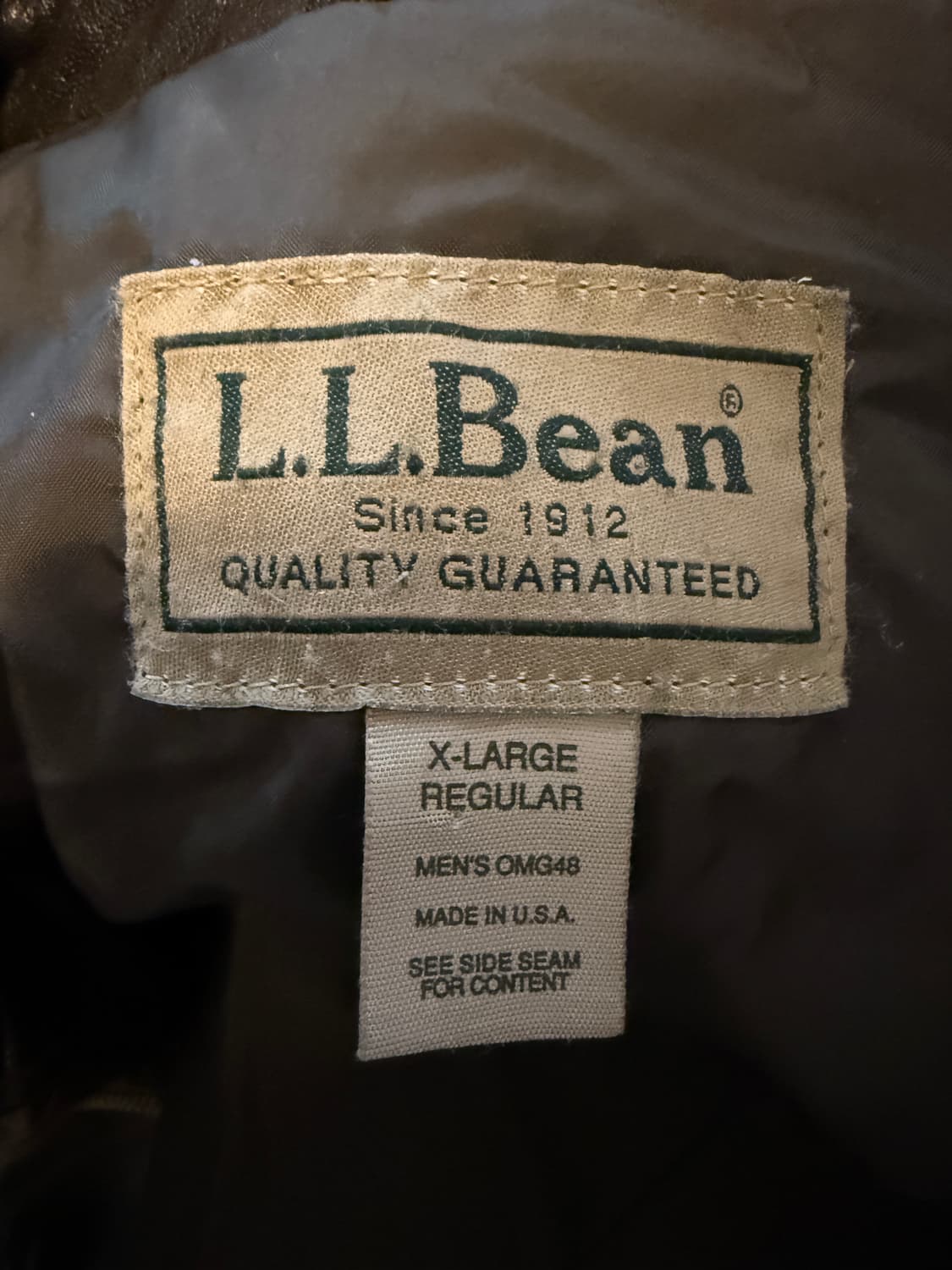 L.L.bean A-2 USA made flight jacket XL 상품이미지3